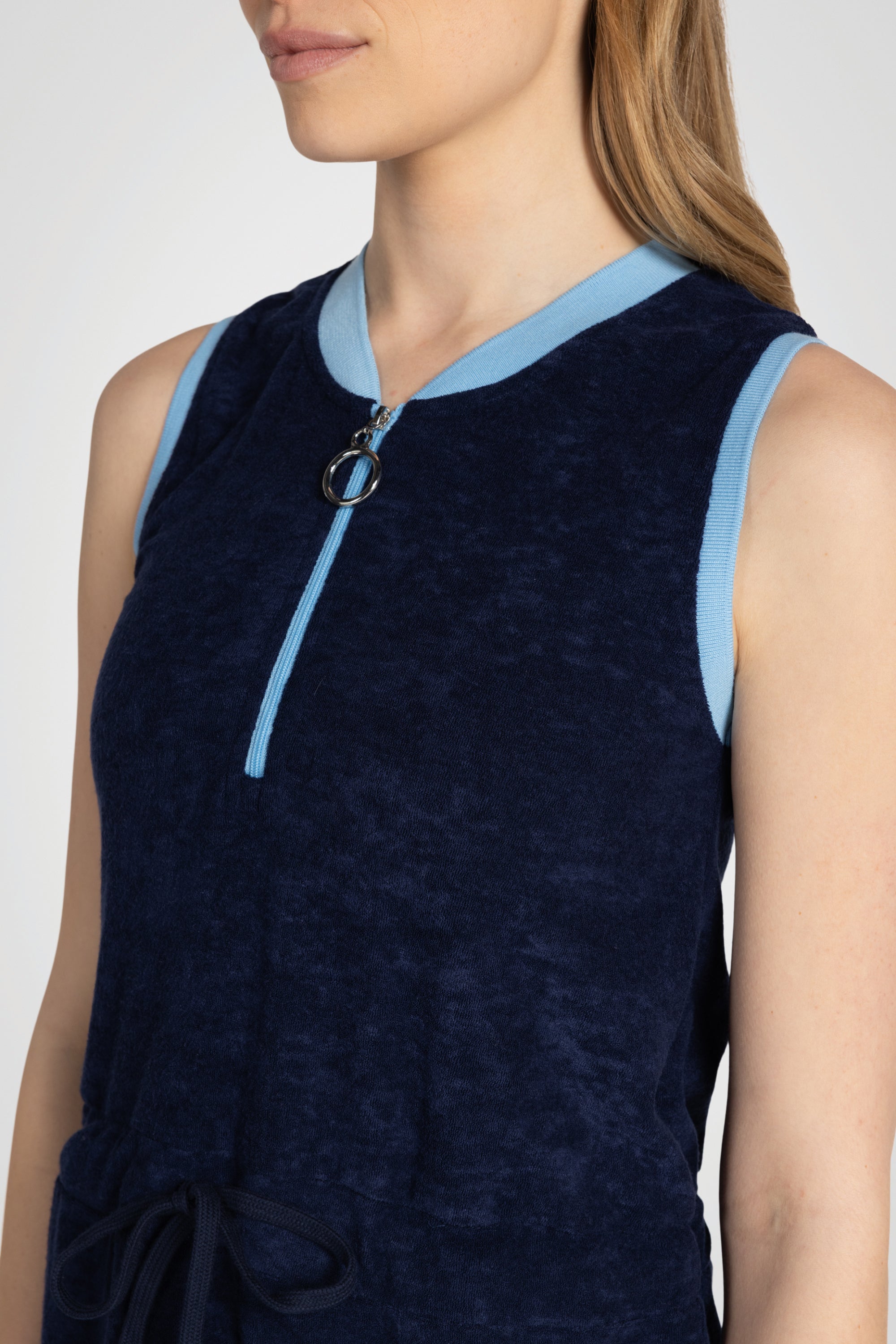 DriftEase Zip Mini Dress