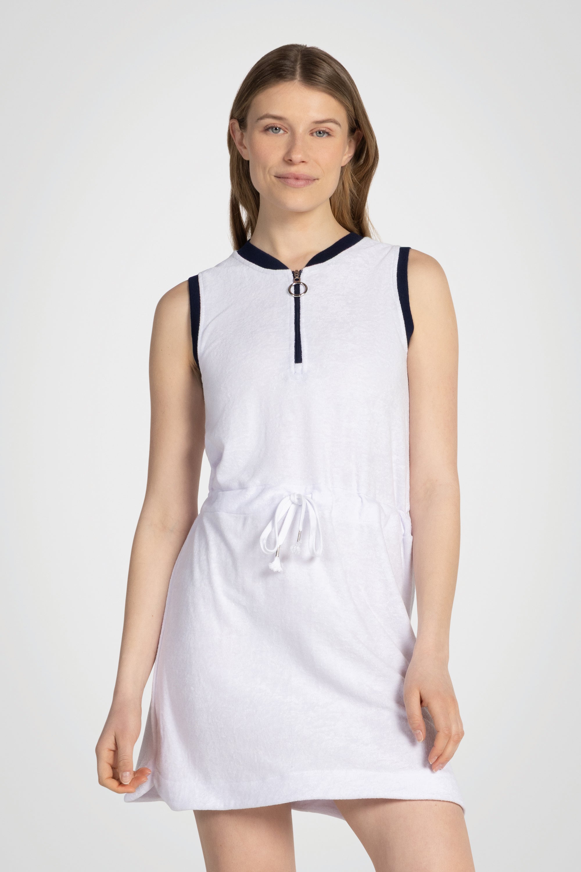 DriftEase Zip Mini Dress