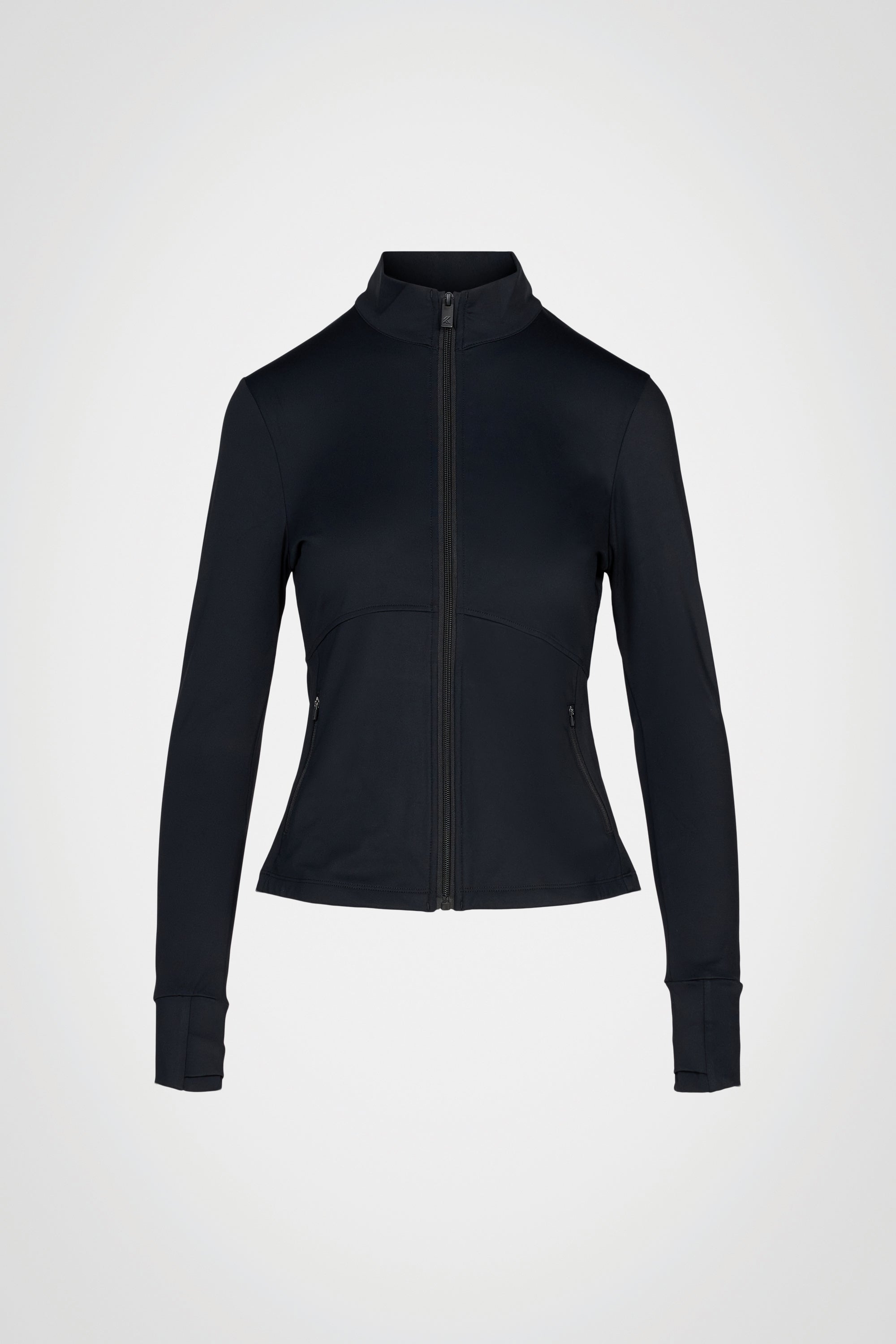 NS Interlock Mock-Neck Jacket