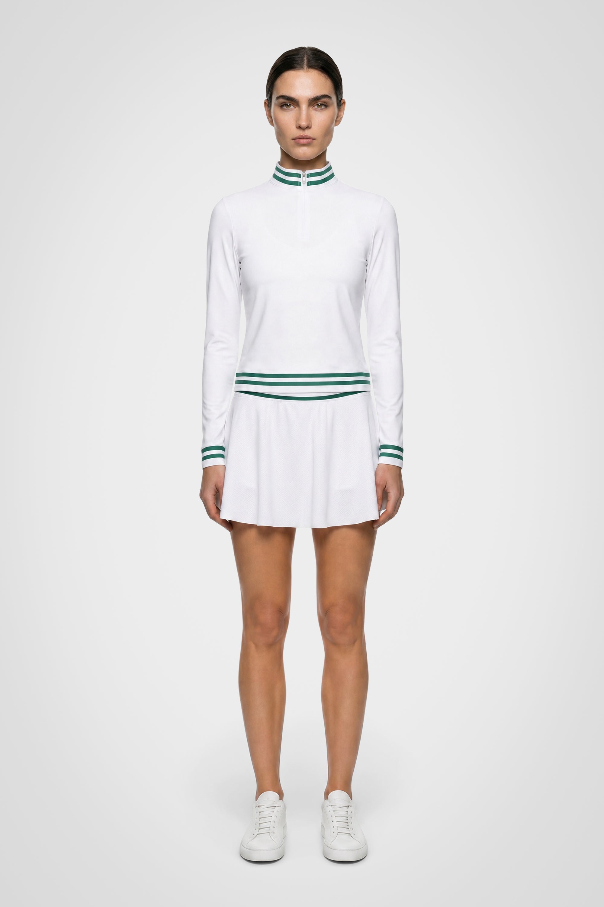 Fairline Mock Collar Zip Top