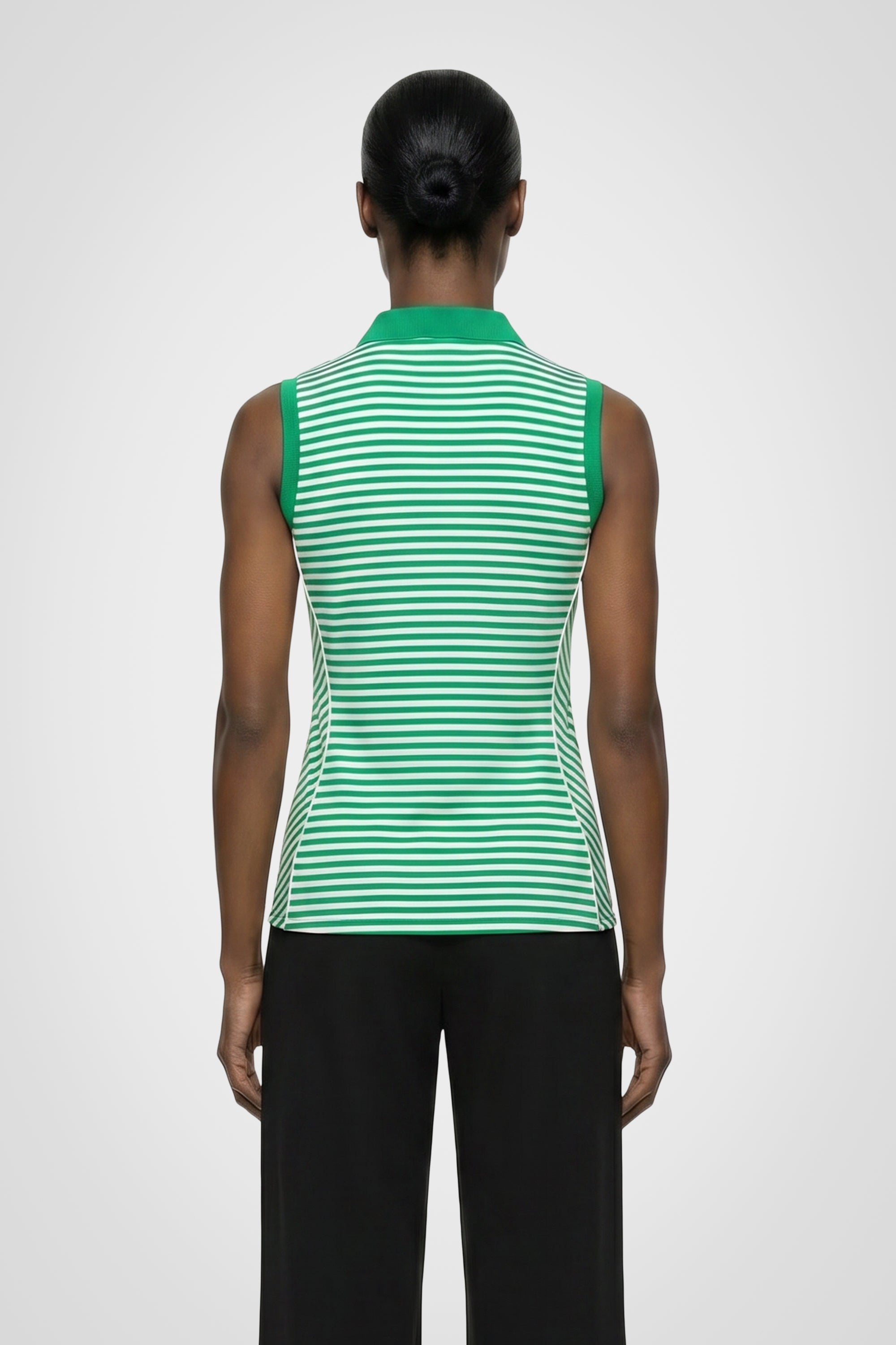 Trailhead Stripe Sleeveless Polo