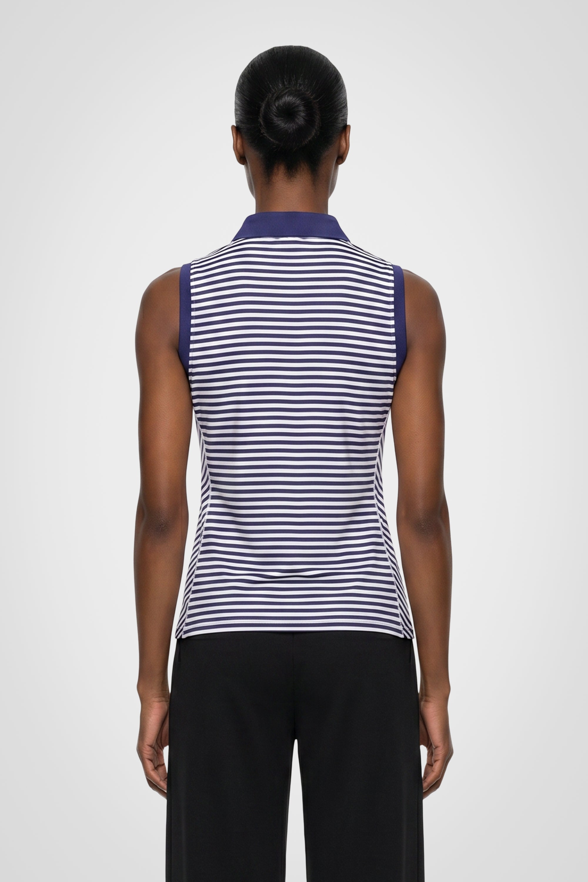 Trailhead Stripe Sleeveless Polo