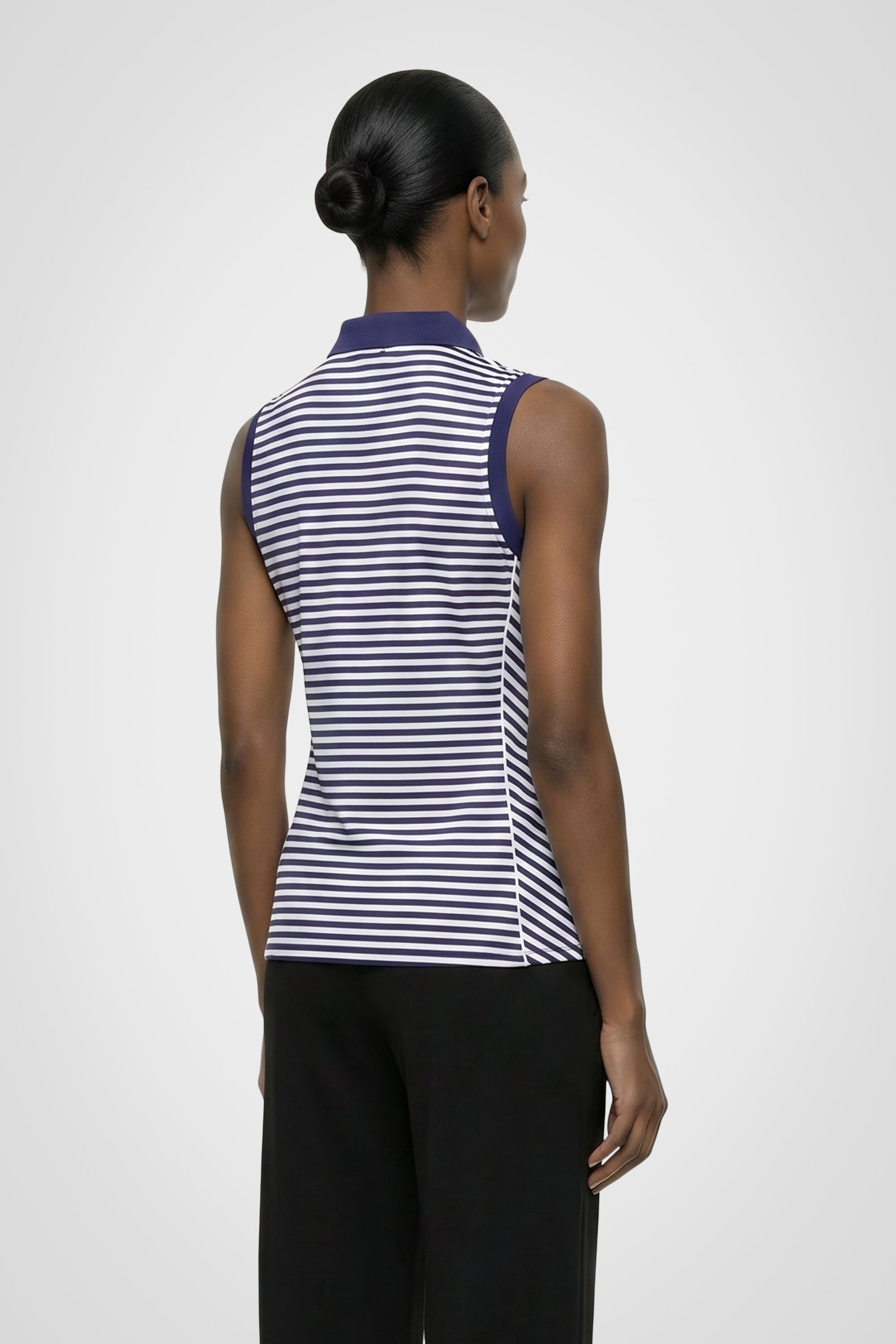 Trailhead Stripe Sleeveless Polo