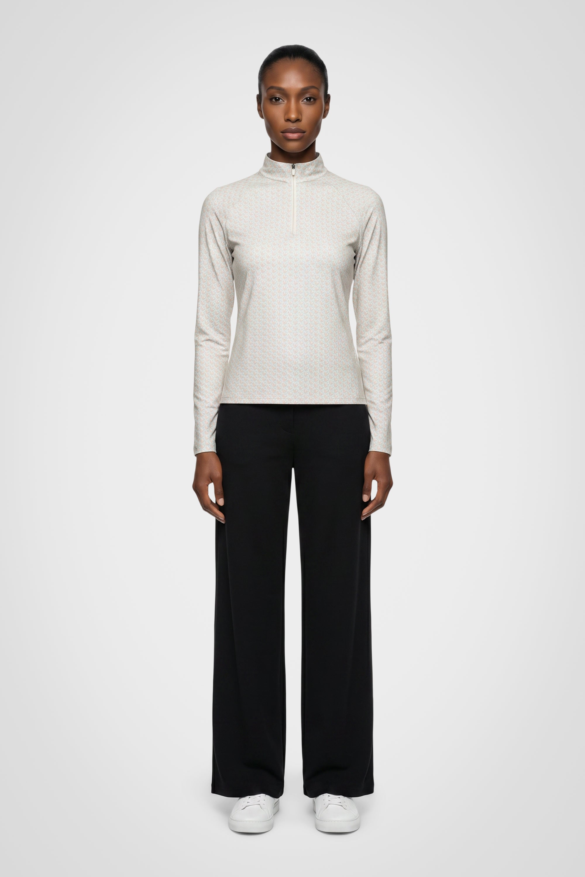 Sierra Quarter Zip Long Sleeve Top