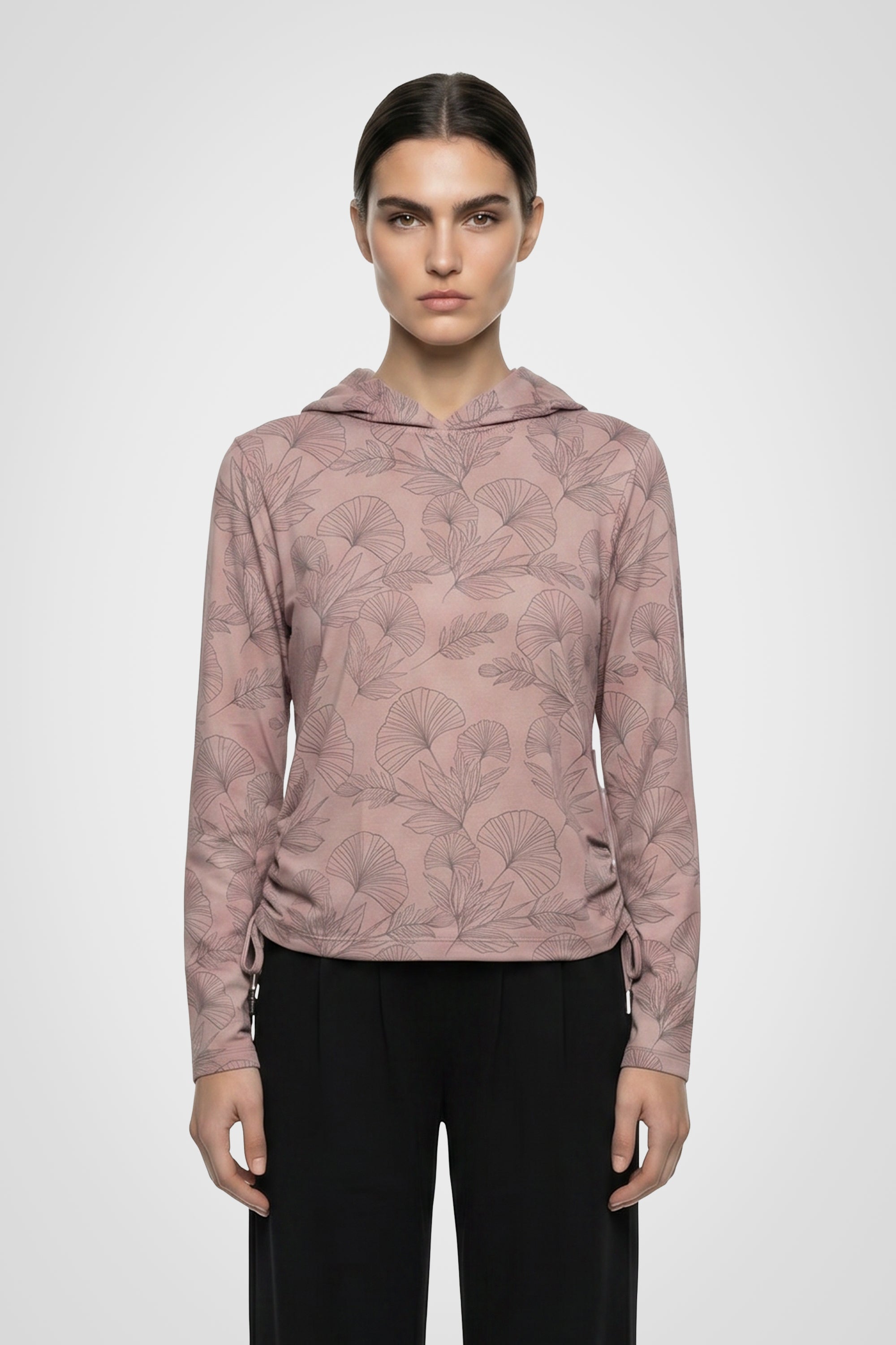TerraEase Ruched Hoodie