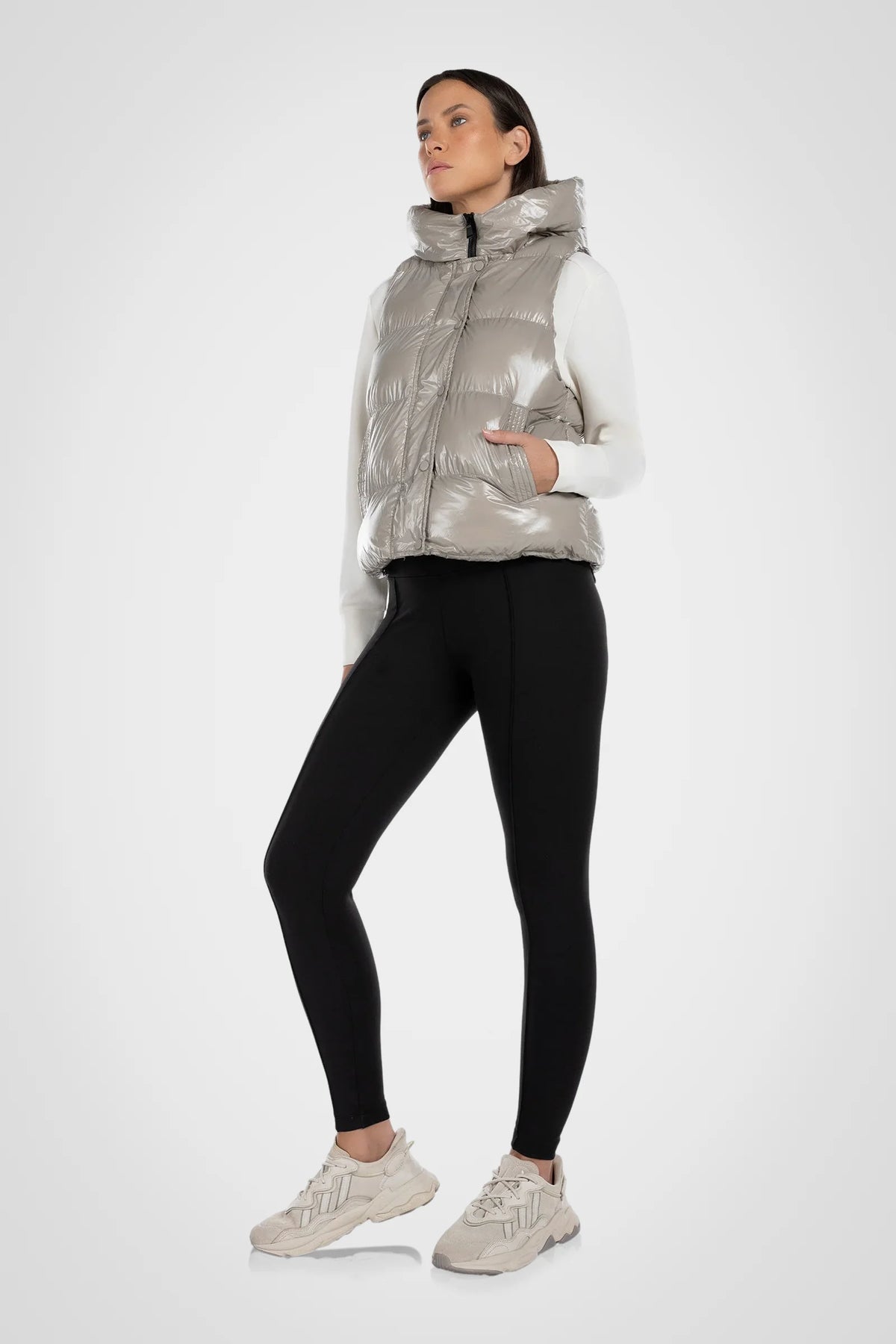 Boreal Short Glossy Puffer Vest