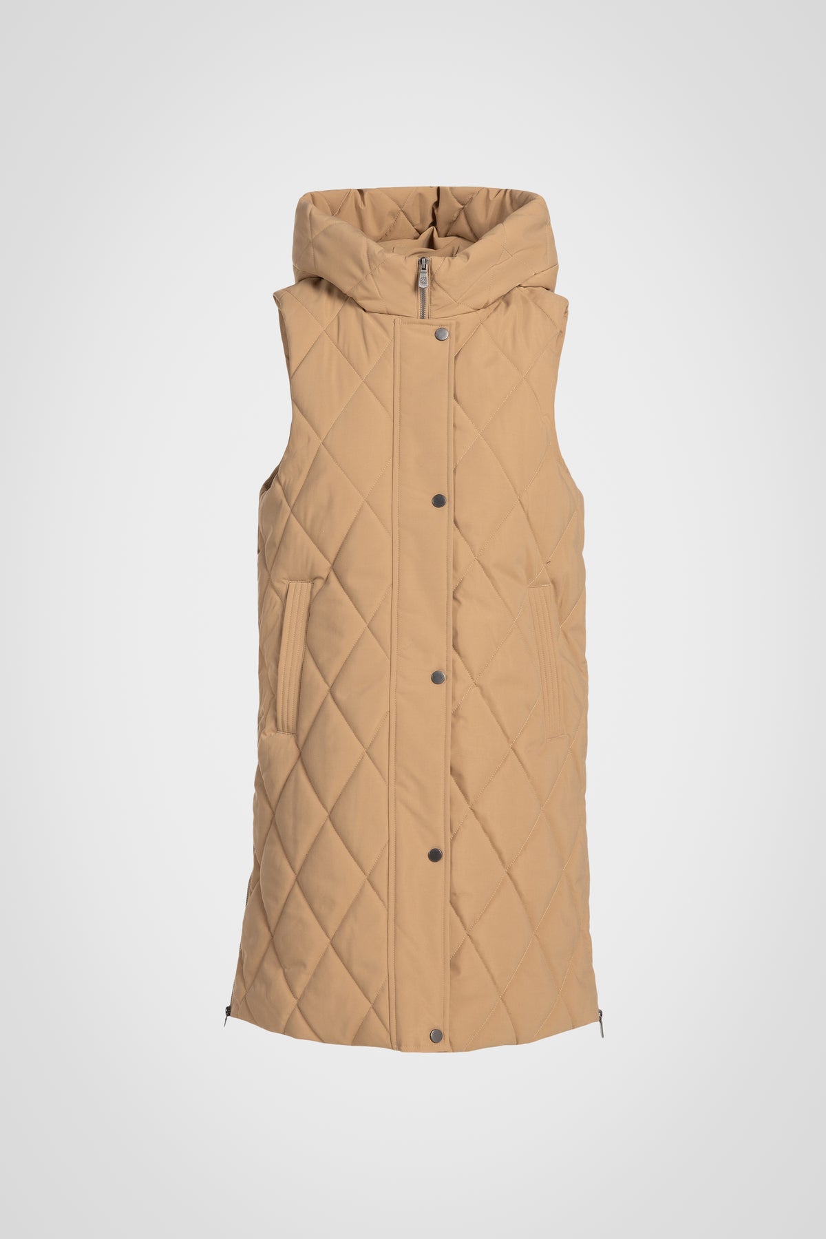 Diamond Long Puffer Vest