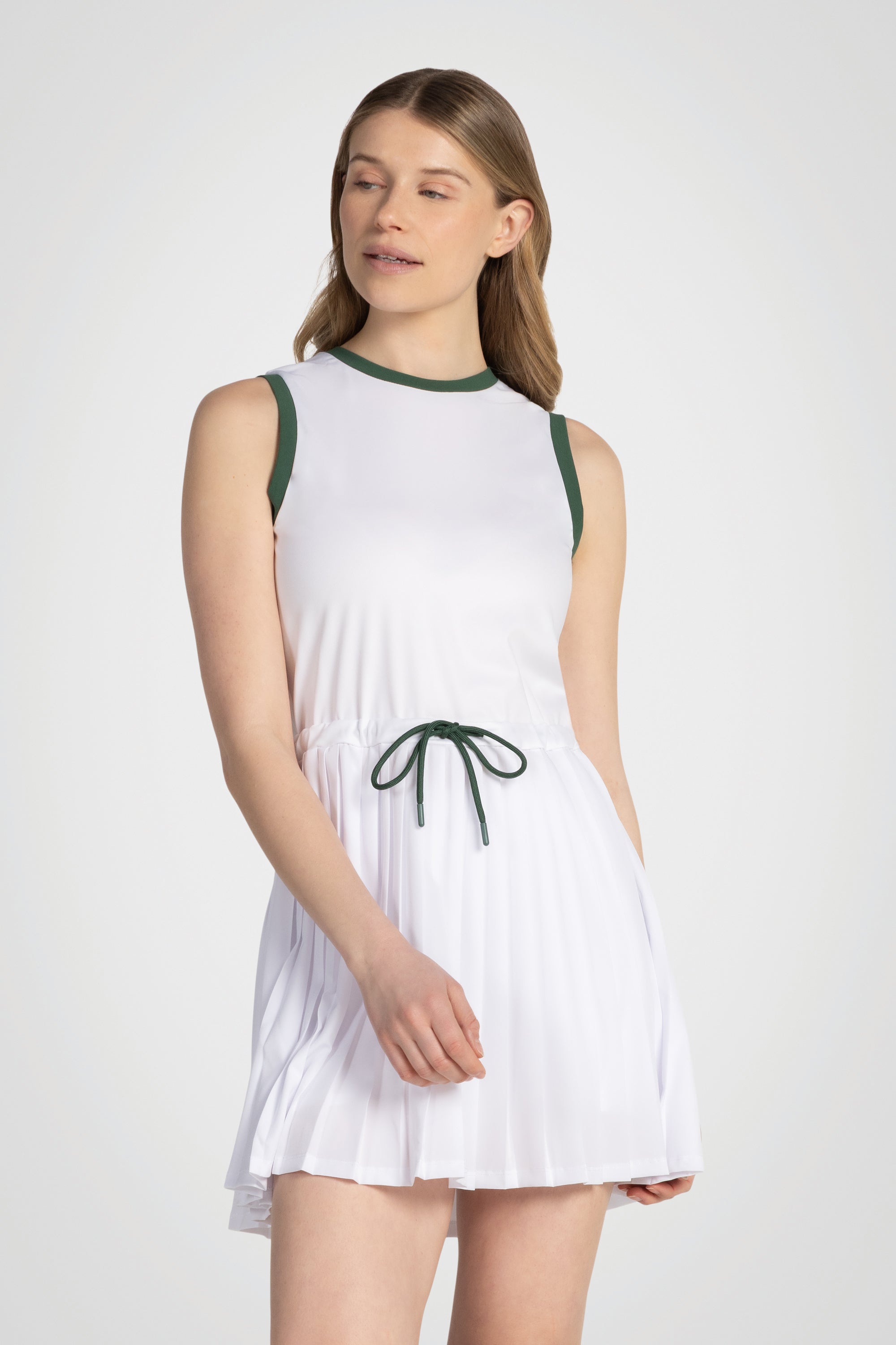 Glide Pleated Dress
