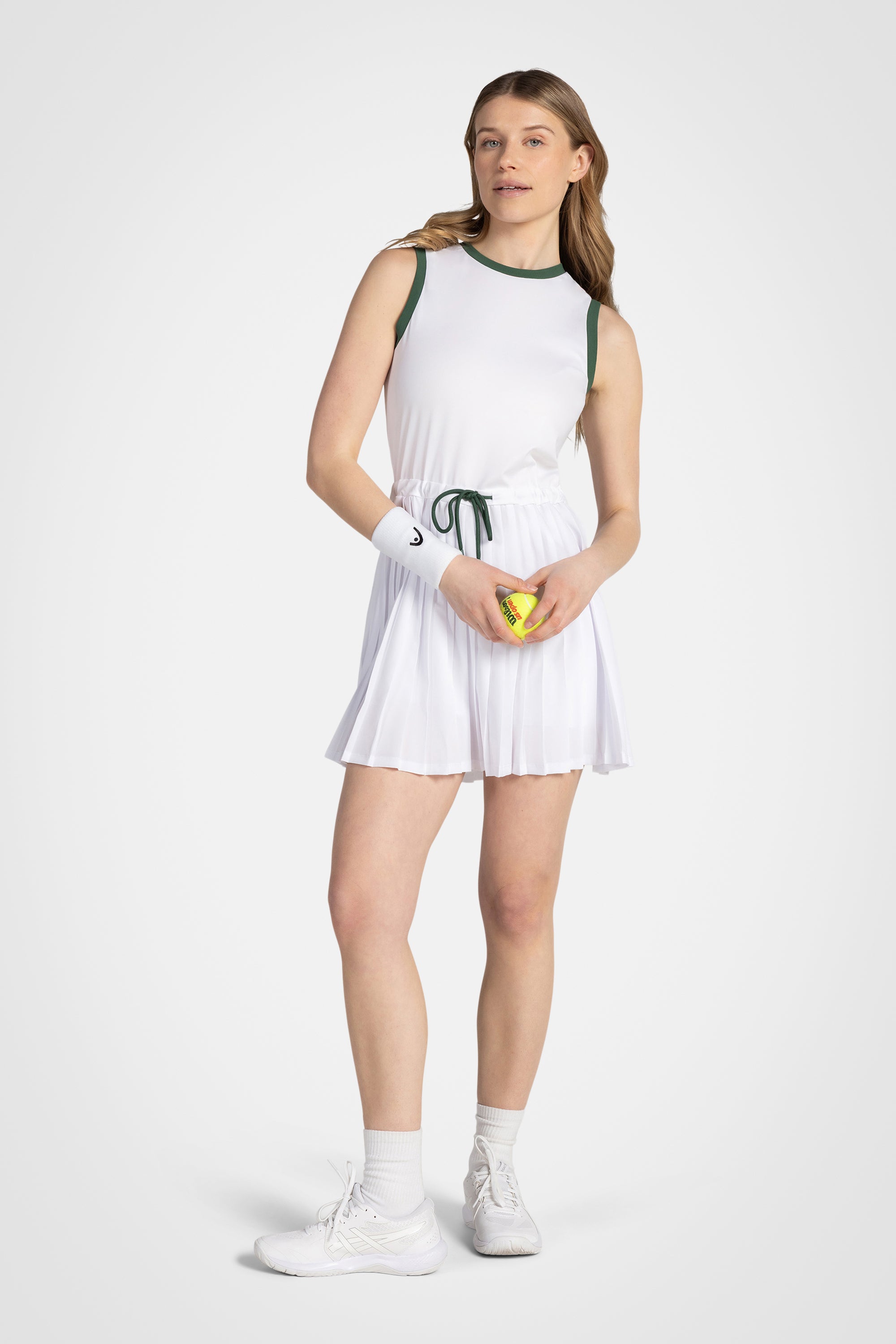 Glide Pleated Dress