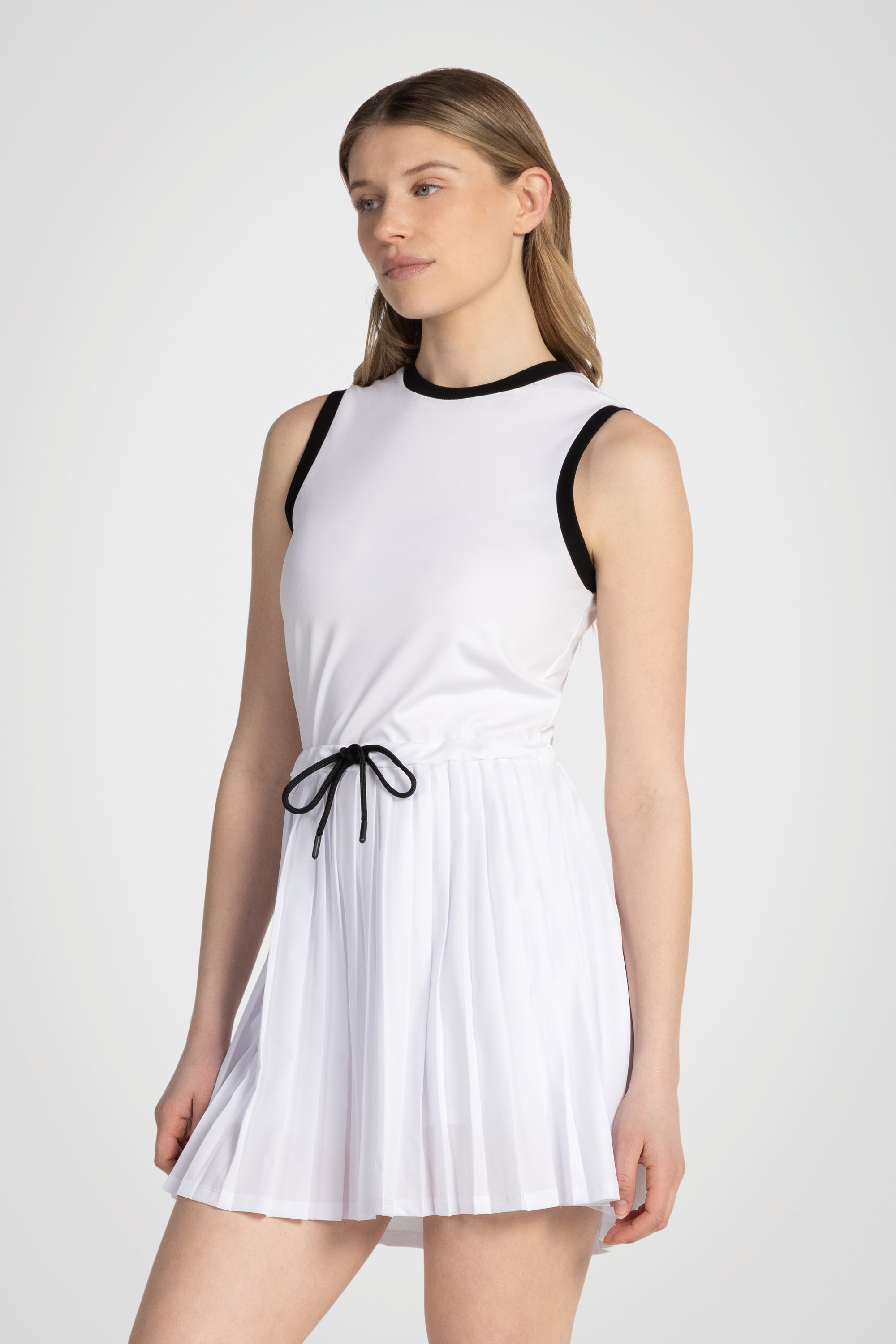 Glide Pleated Dress