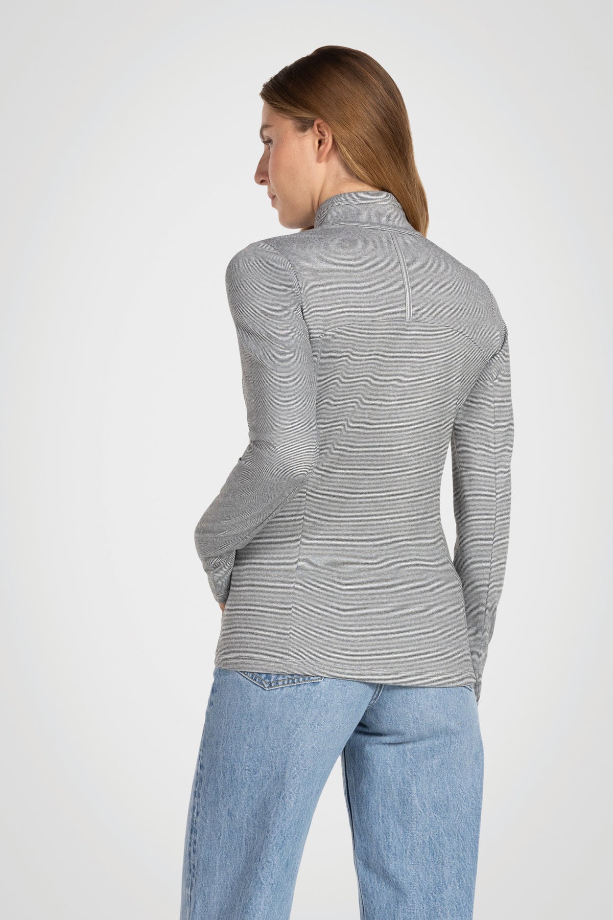 Stealth Zip Mock Top
