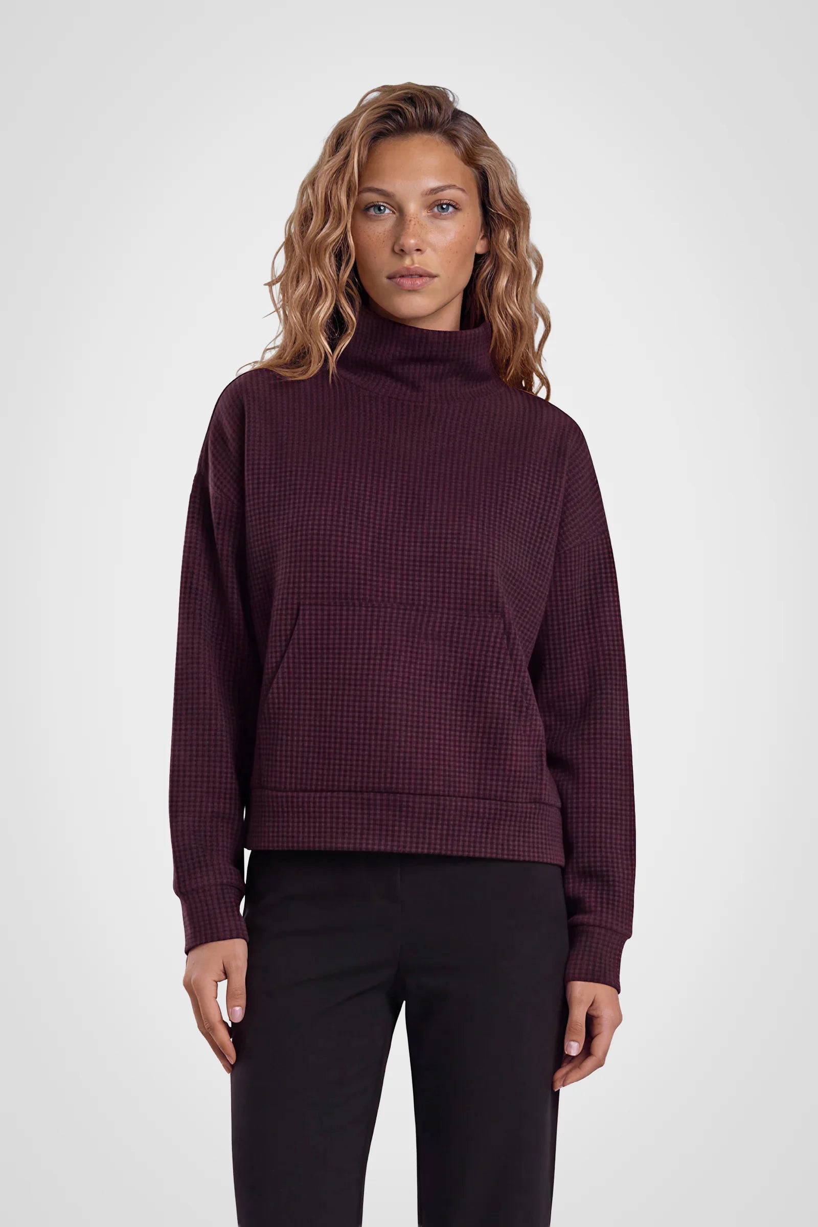 Highland Cozy Mock Neck Pullover