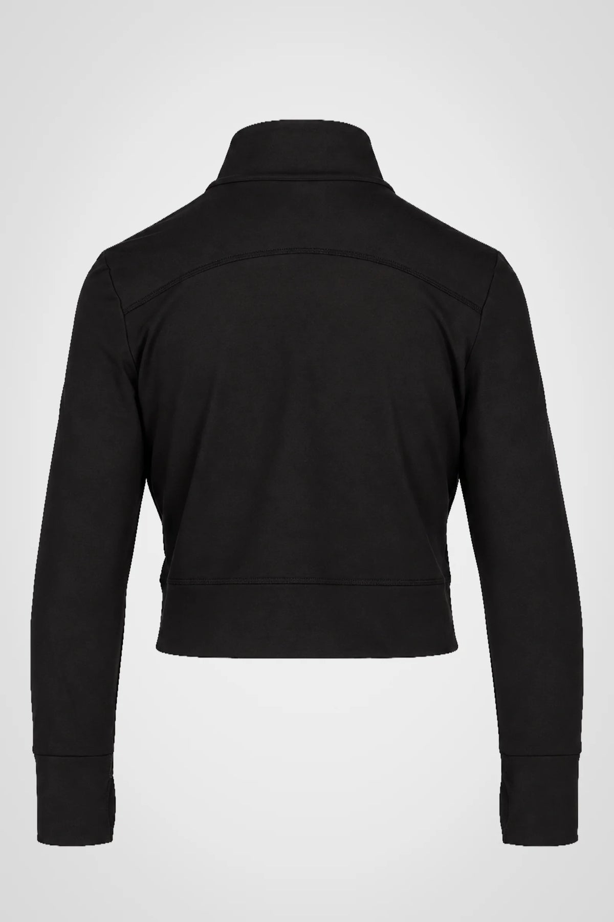 Aerelle Moss Jersey Funnel-Neck Jacket