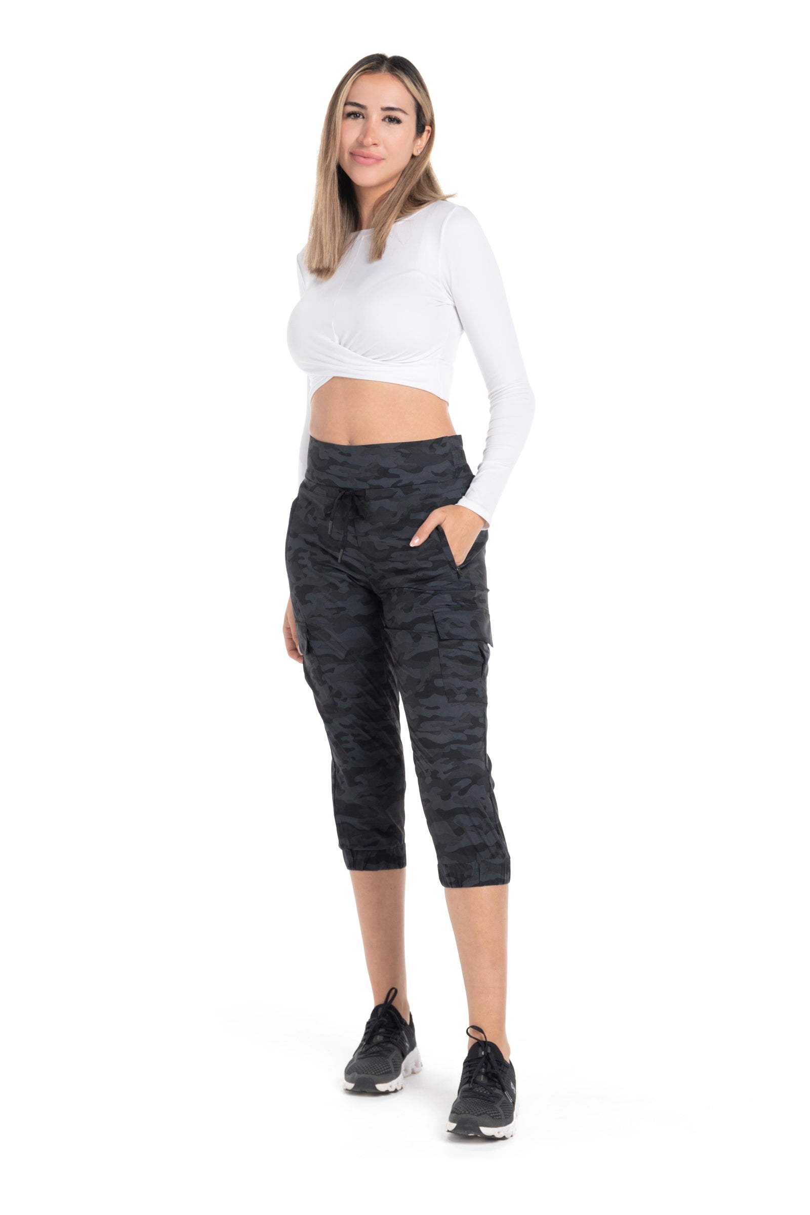 Cargo Woven Crop Jogger
