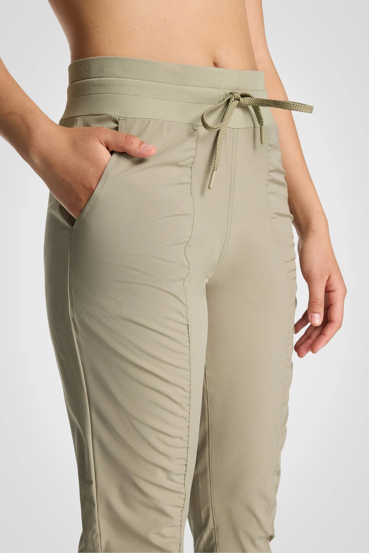 ComfortFlex Ribbed Hem Pants