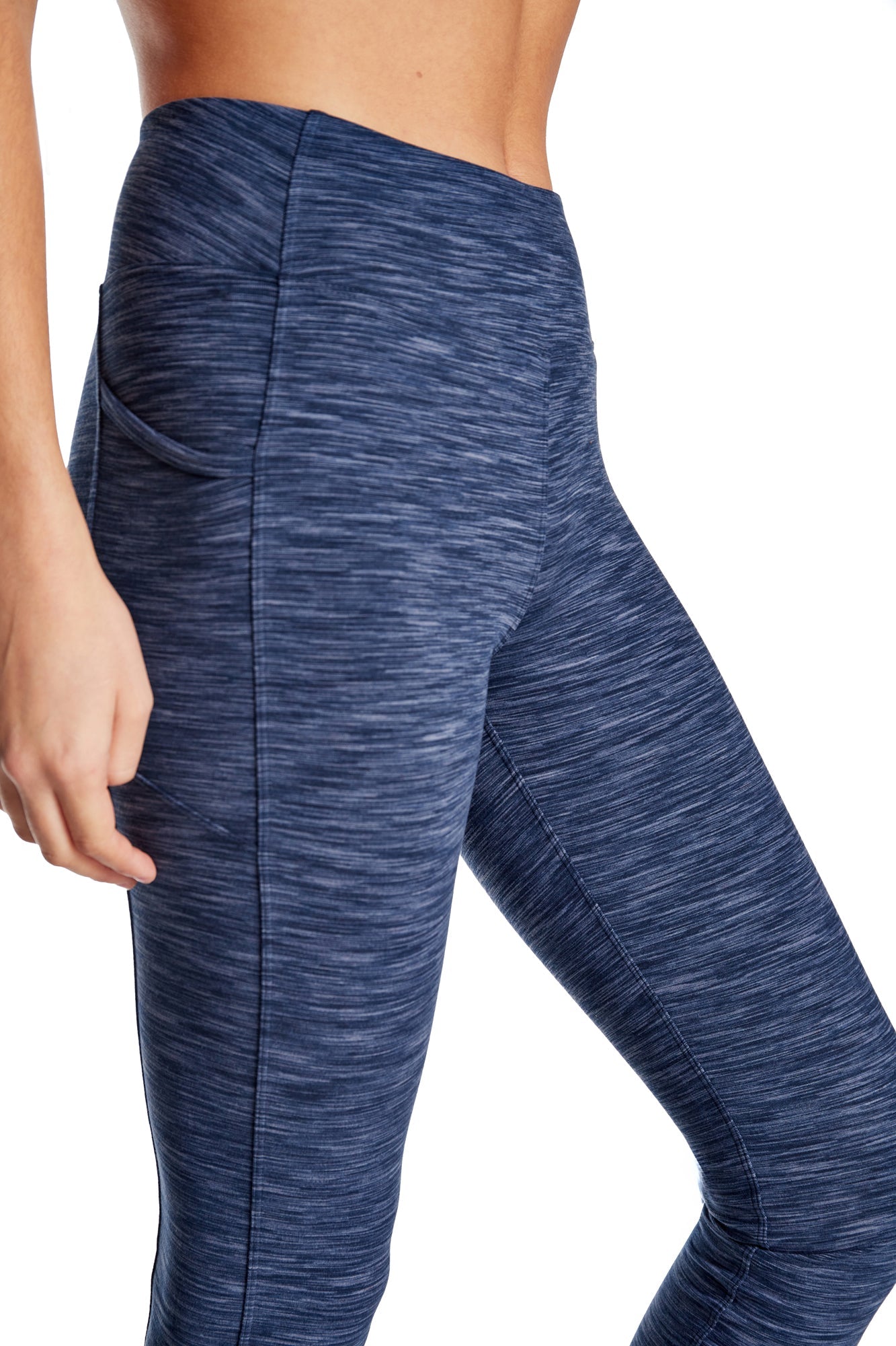 Space Dye High-Waist Double Brushed Leggings