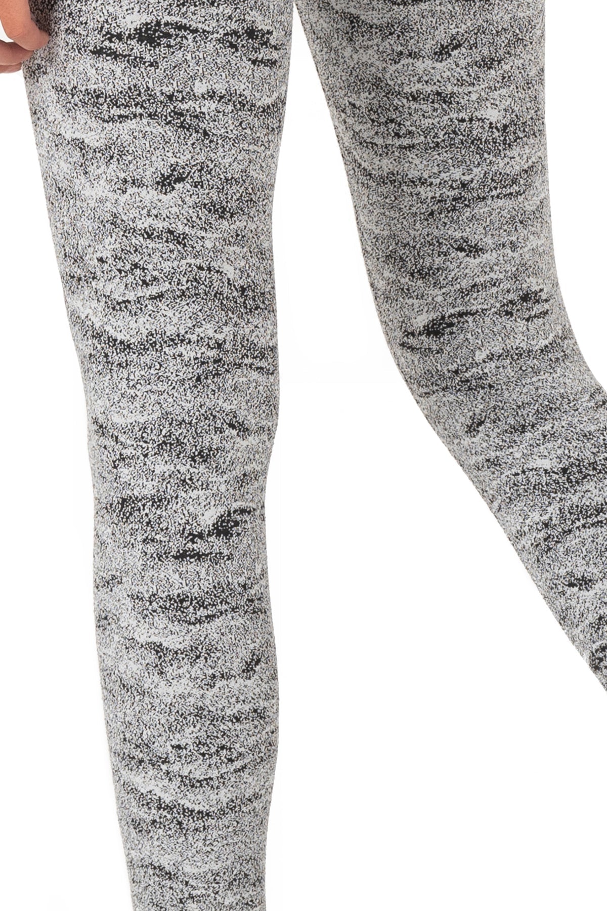 Mineral High-Waist Soft Jacquard Marble Leggings
