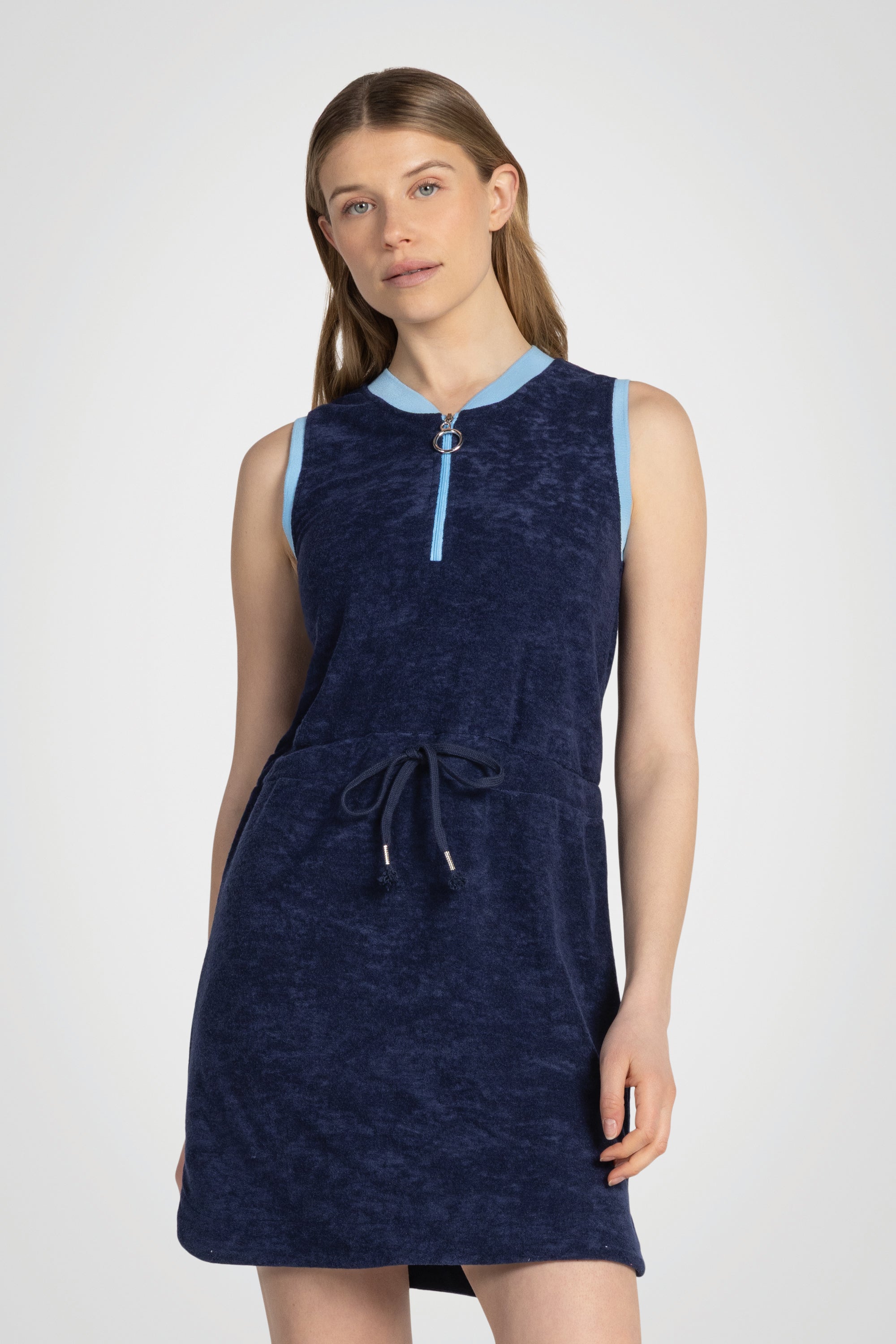DriftEase Zip Mini Dress