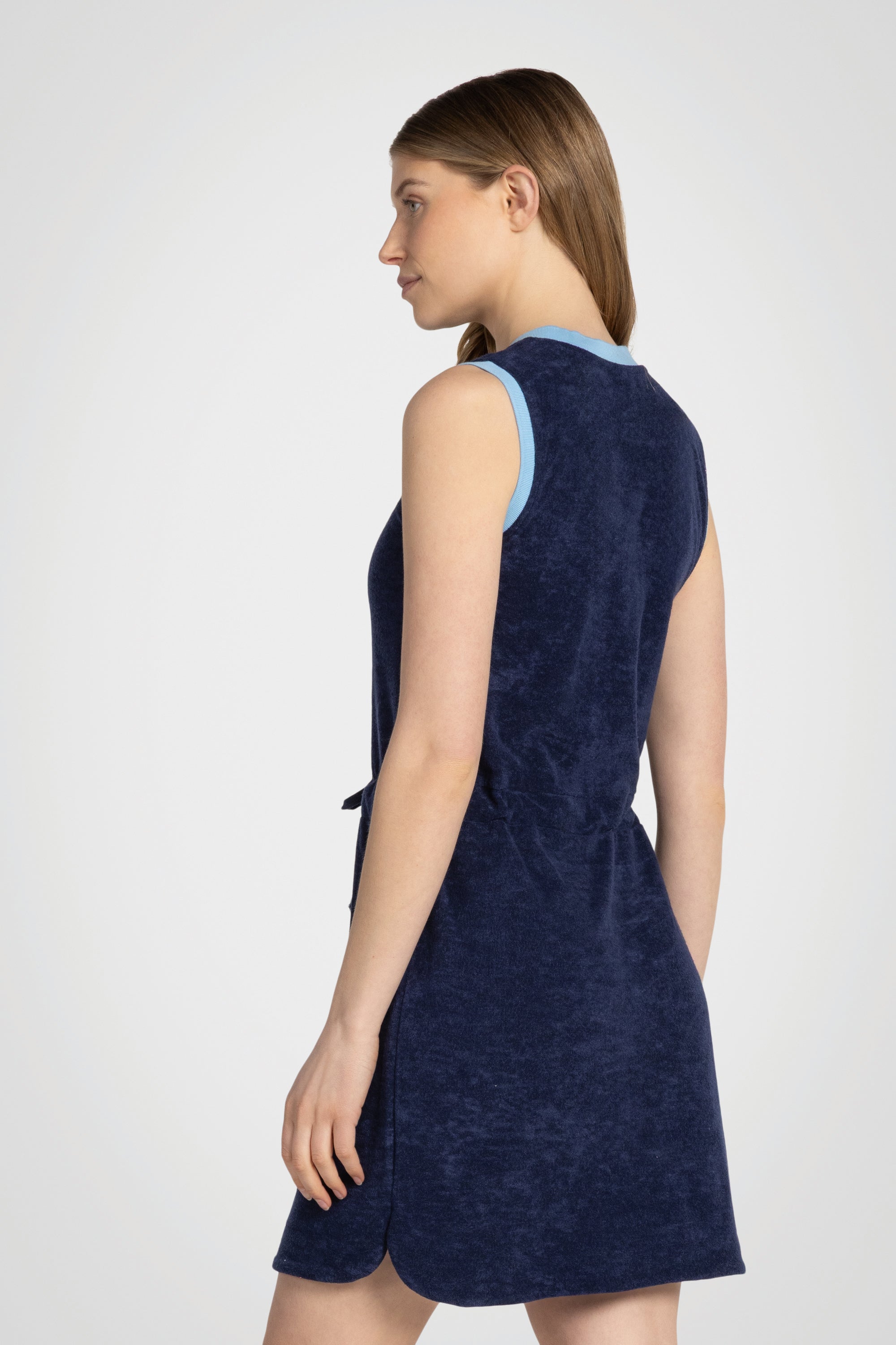 DriftEase Zip Mini Dress