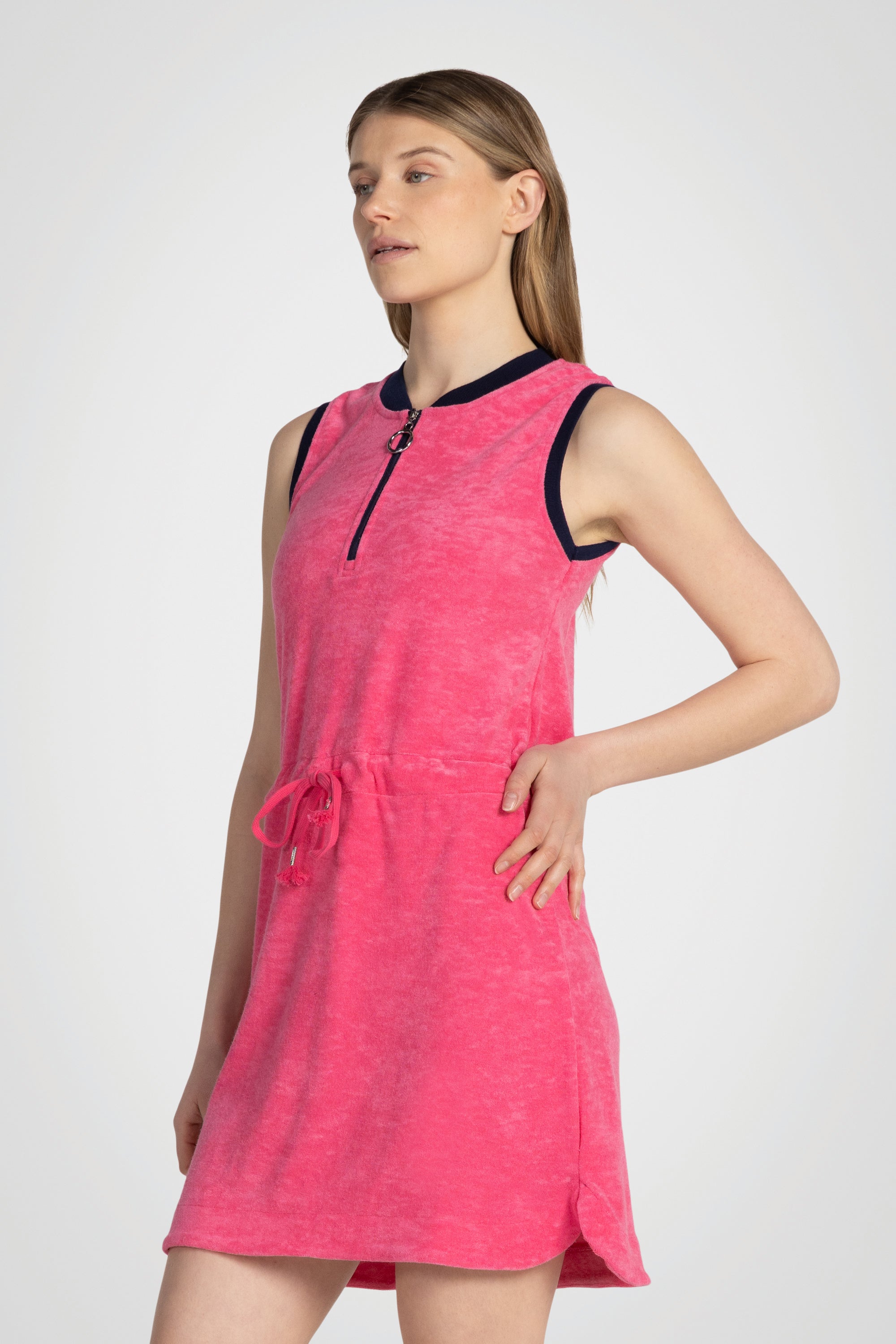 DriftEase Zip Mini Dress