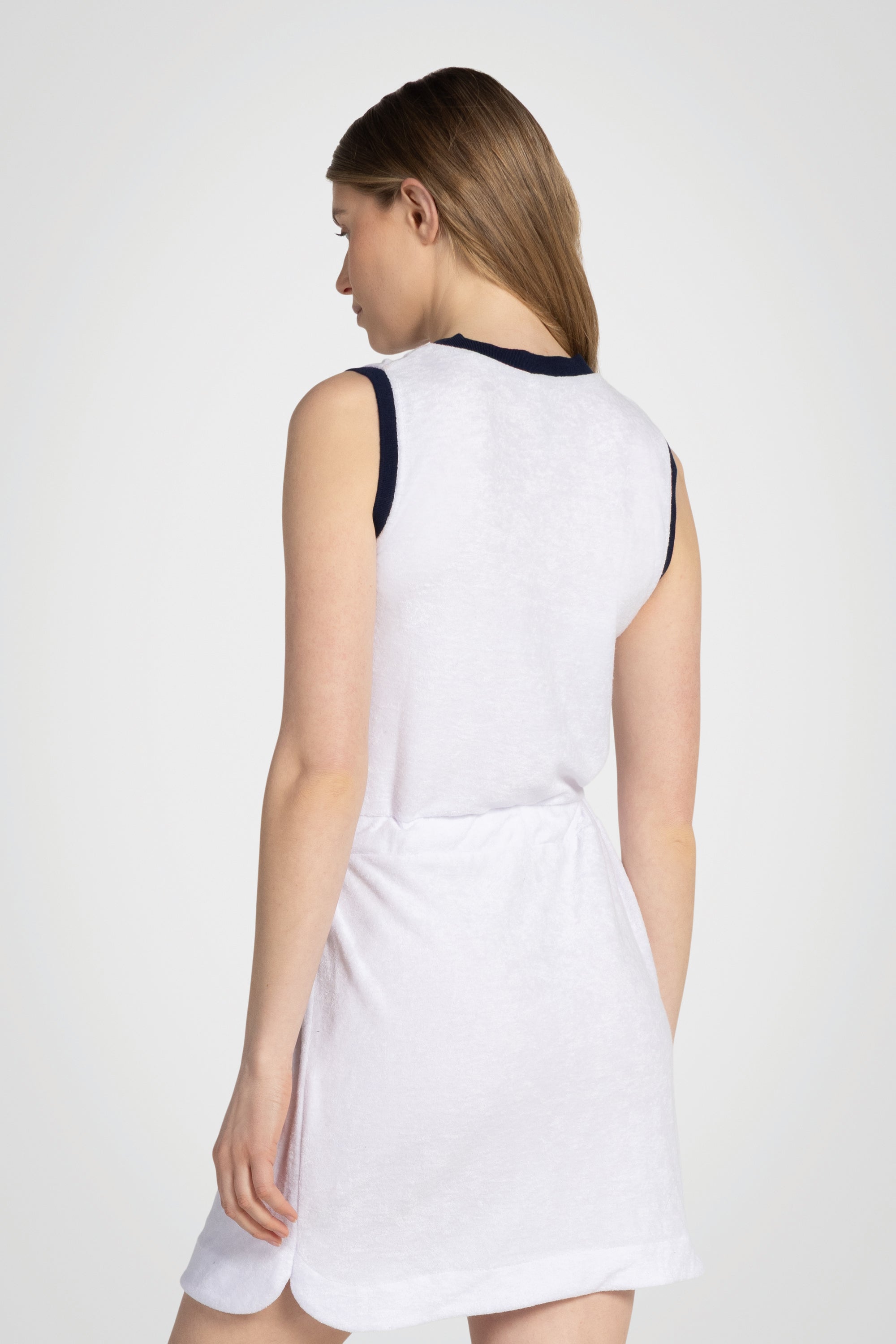 DriftEase Zip Mini Dress