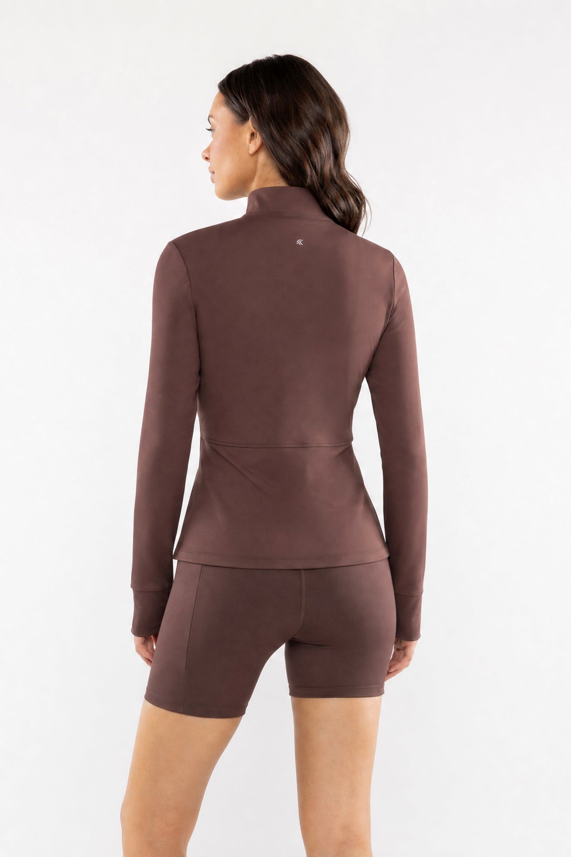 NS Interlock Mock-Neck Jacket