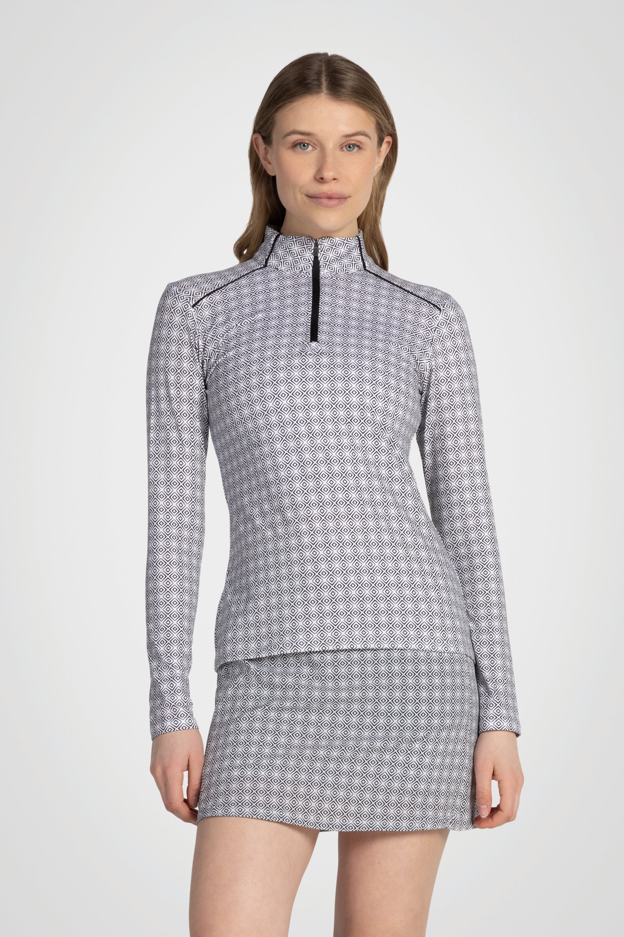 PlayMotion Zip Mock Top