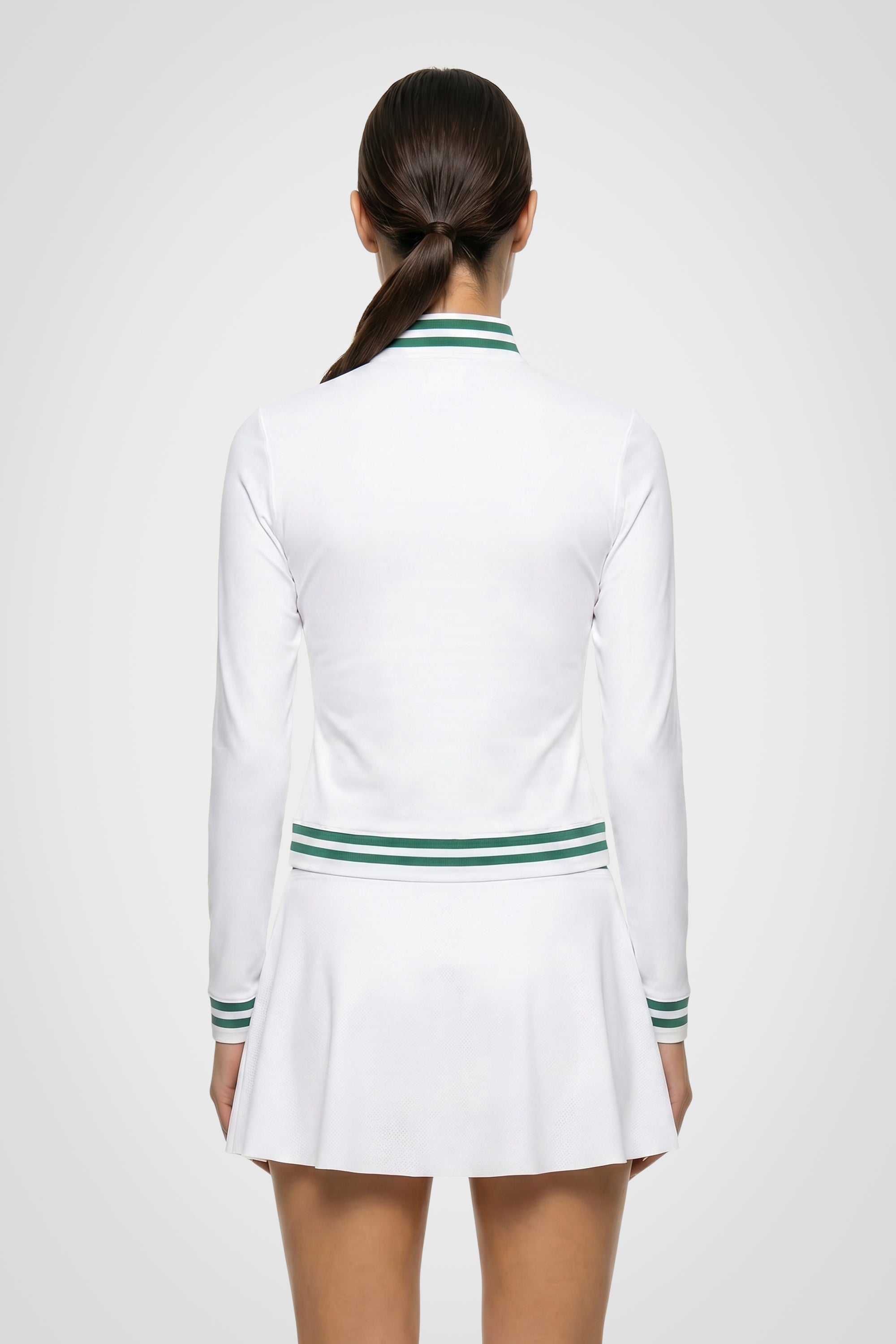 Fairline Mock Collar Zip Top