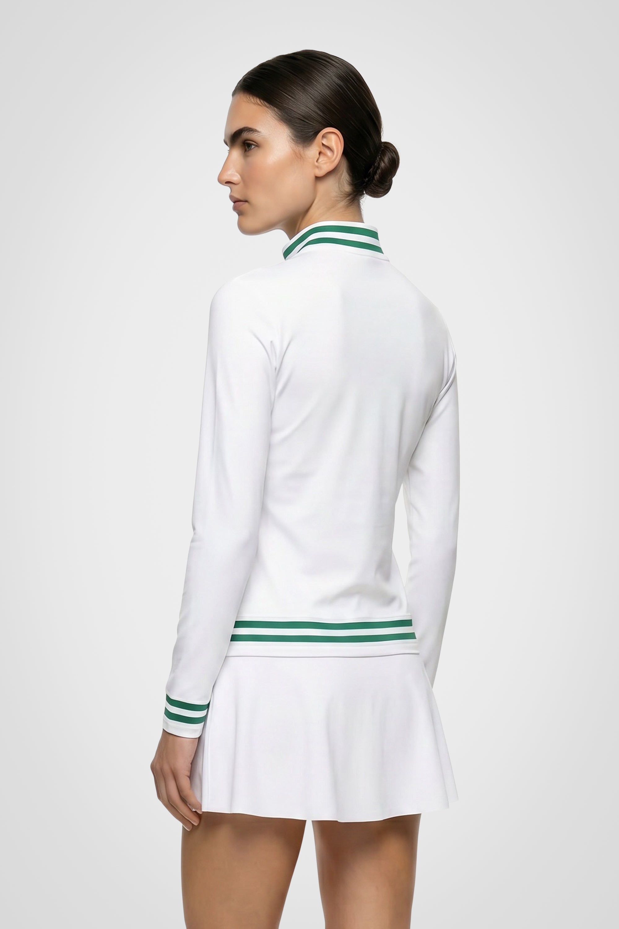 Fairline Mock Collar Zip Top