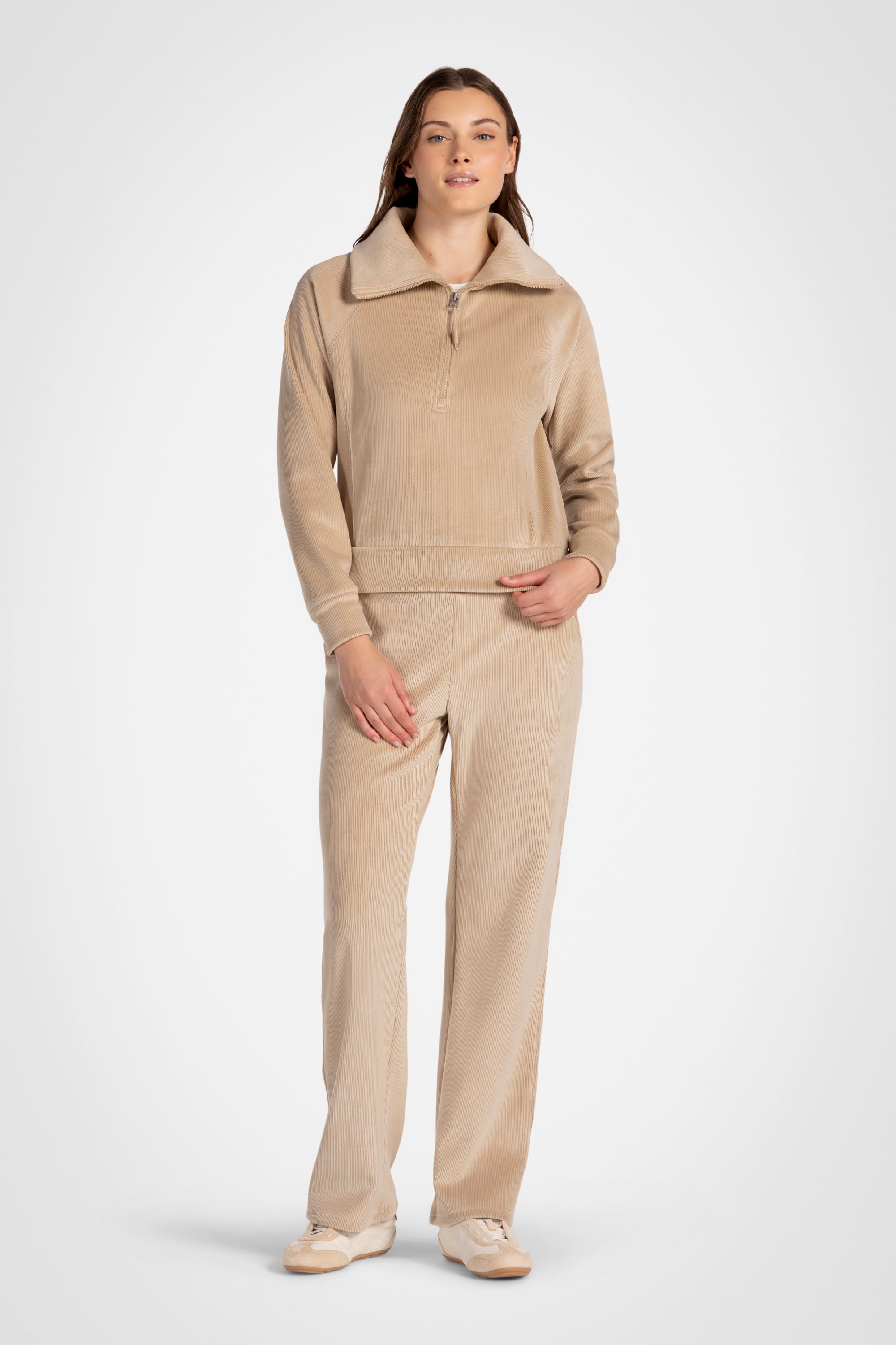 LuxeRib Velour Pant