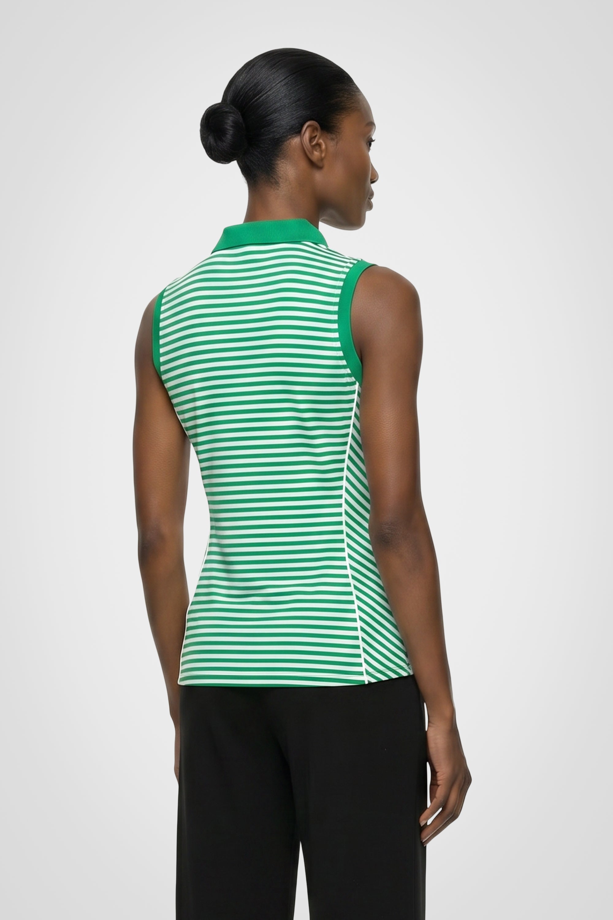 Trailhead Stripe Sleeveless Polo