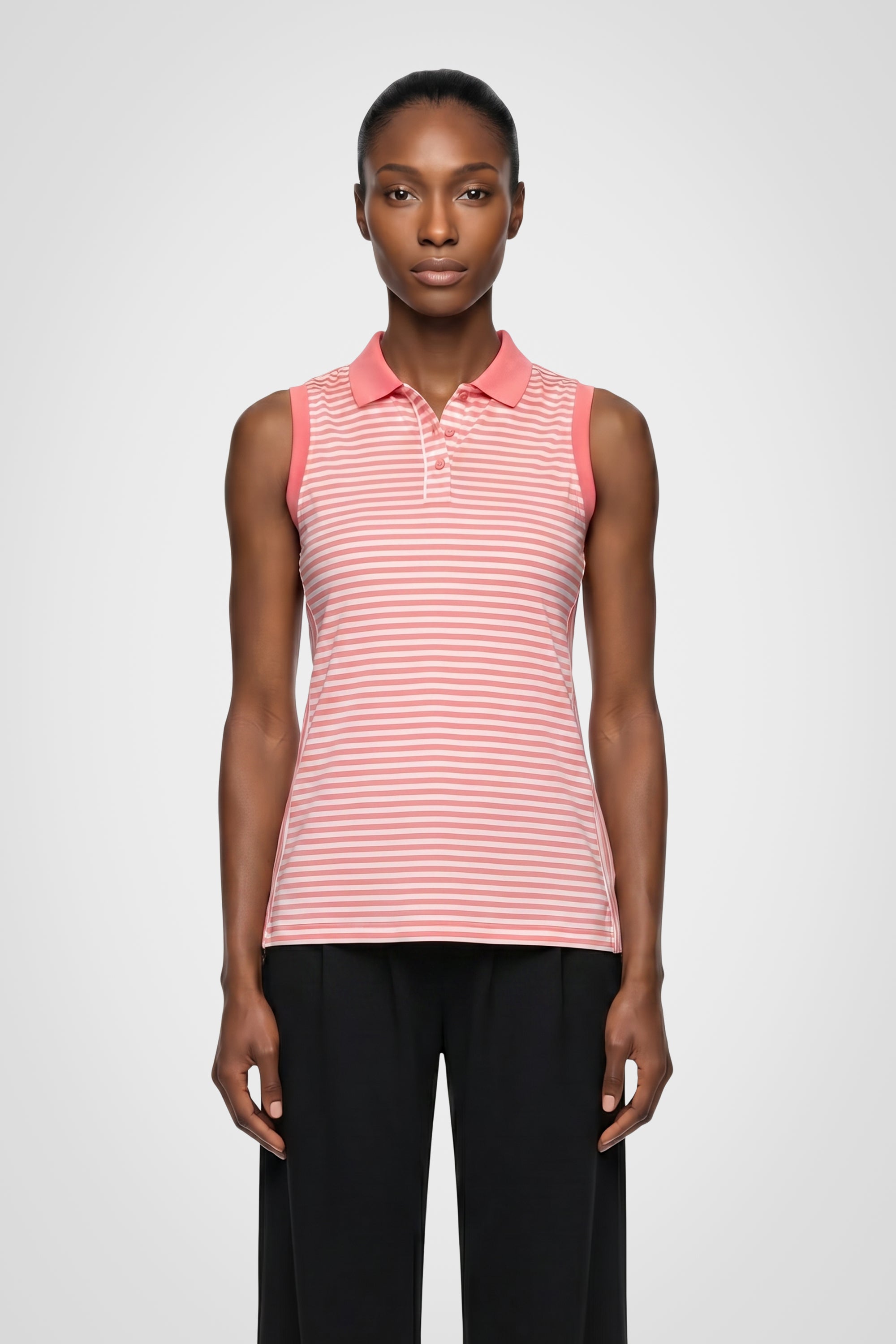 Trailhead Stripe Sleeveless Polo