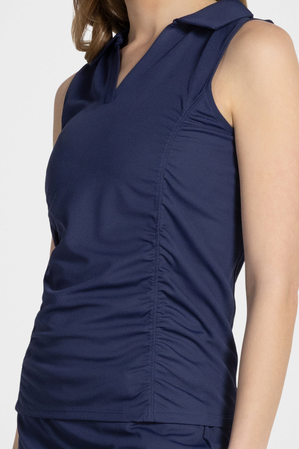 LineDrive V-Neck Polo Tank