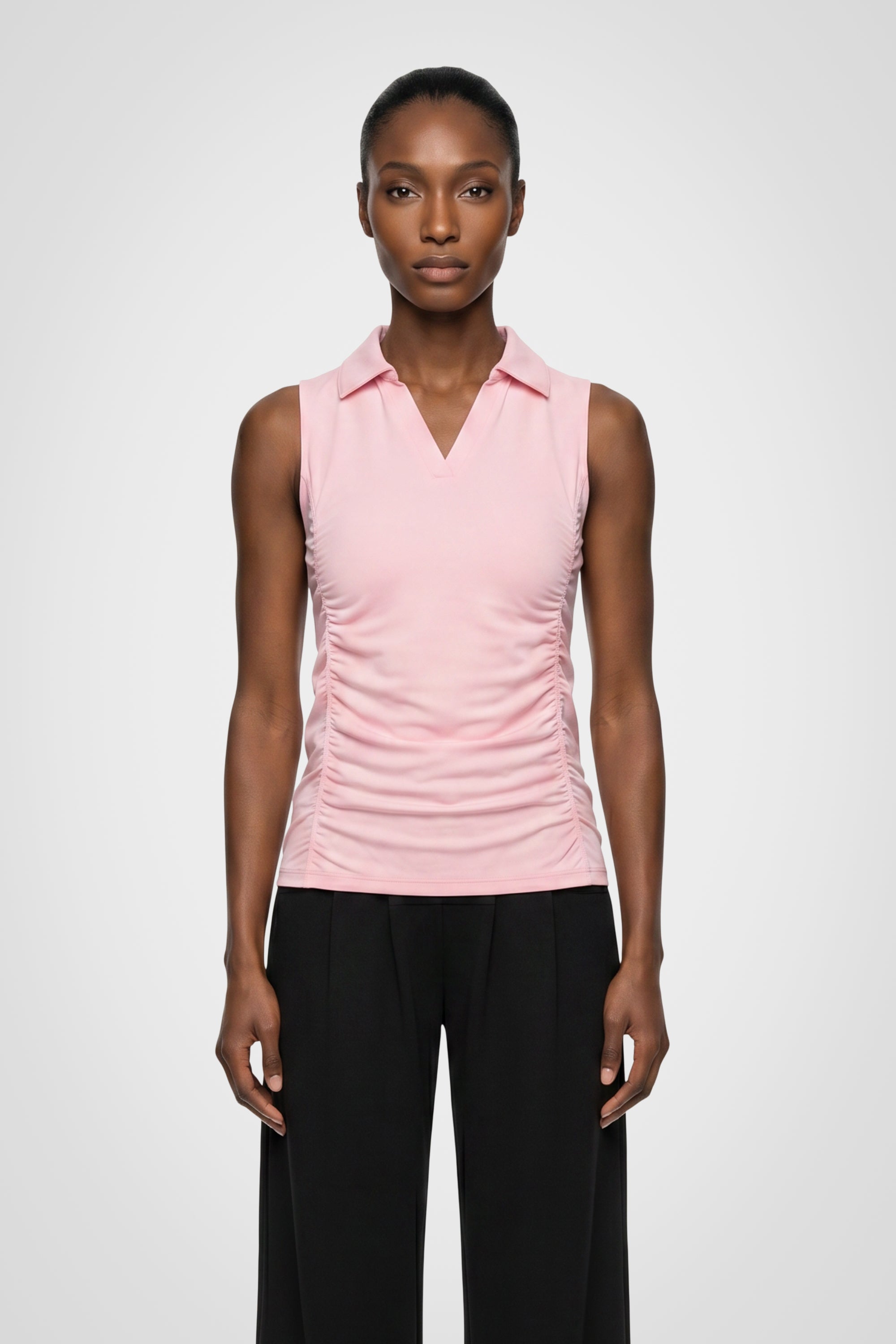 LineDrive V-Neck Polo Tank
