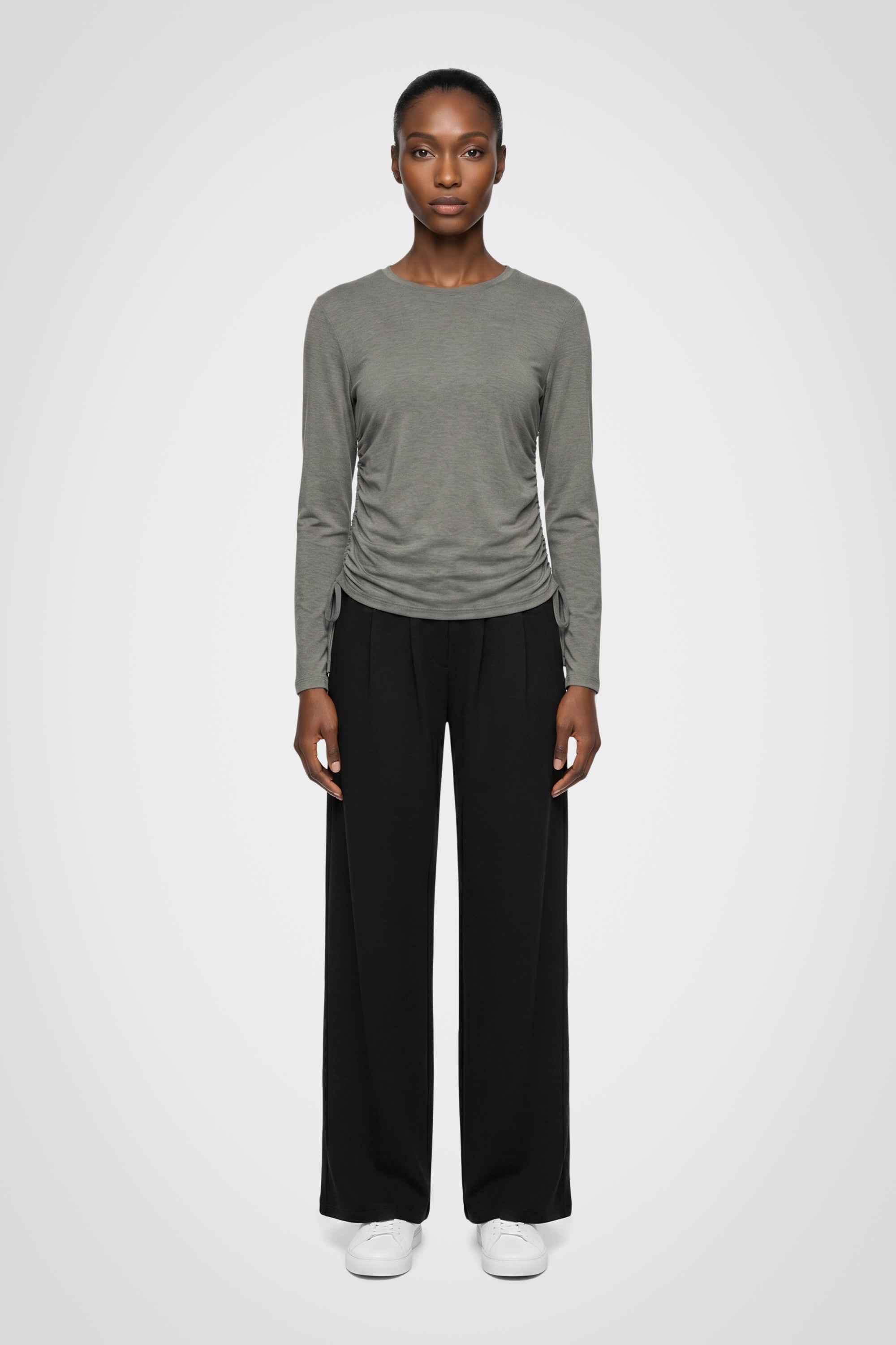 Active Ruched Long Sleeve Top