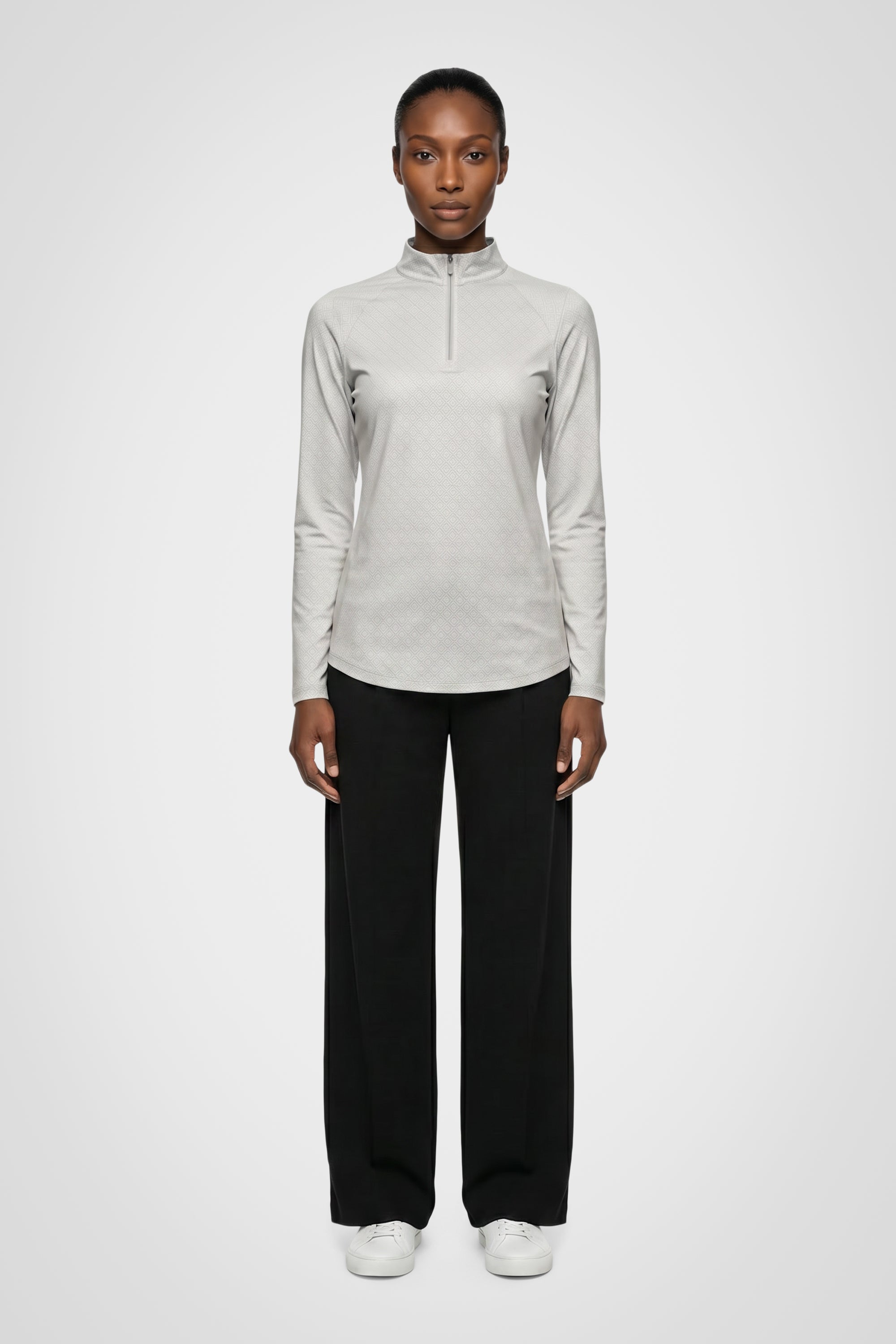 Sierra Quarter Zip Long Sleeve Top