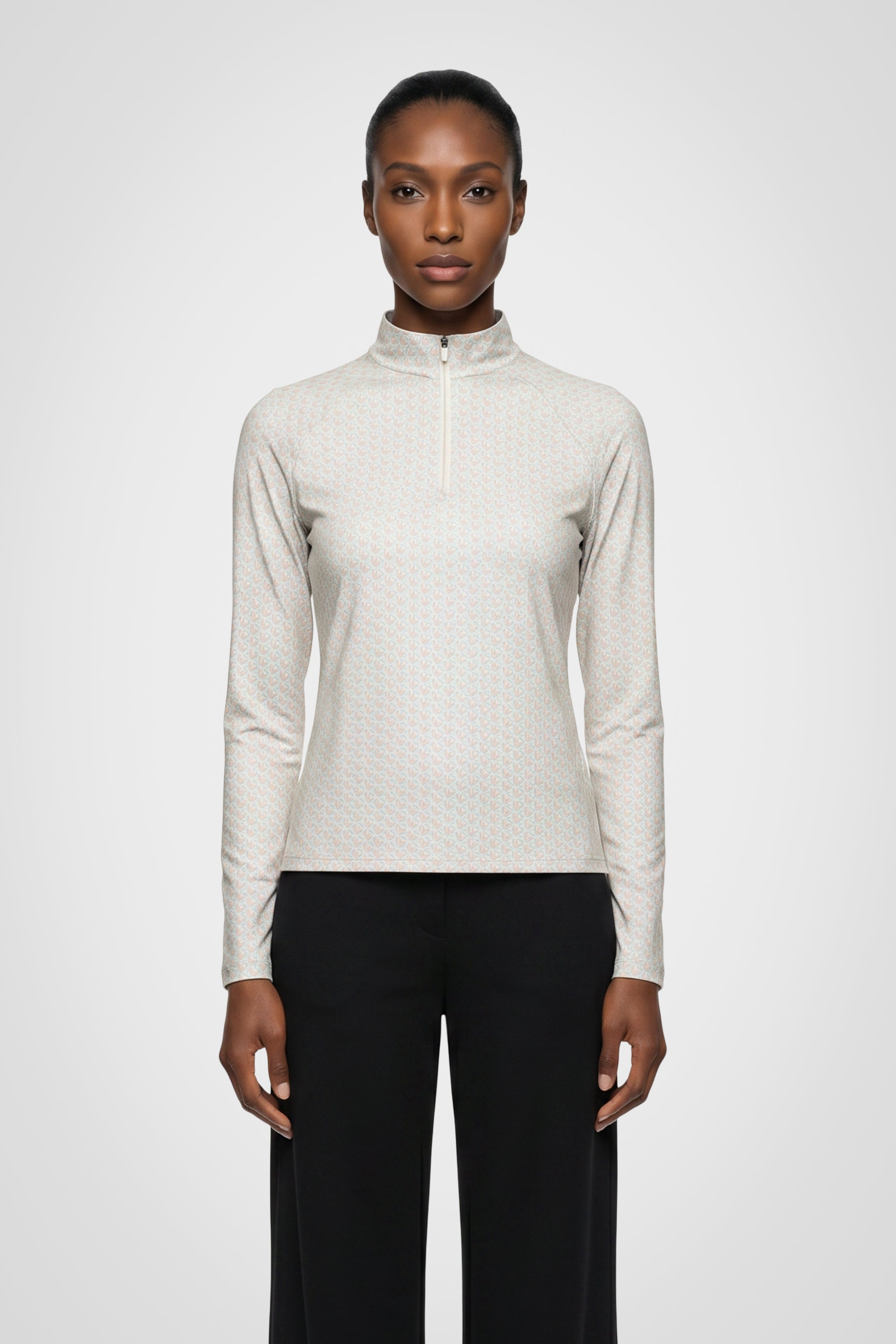 Sierra Quarter Zip Long Sleeve Top