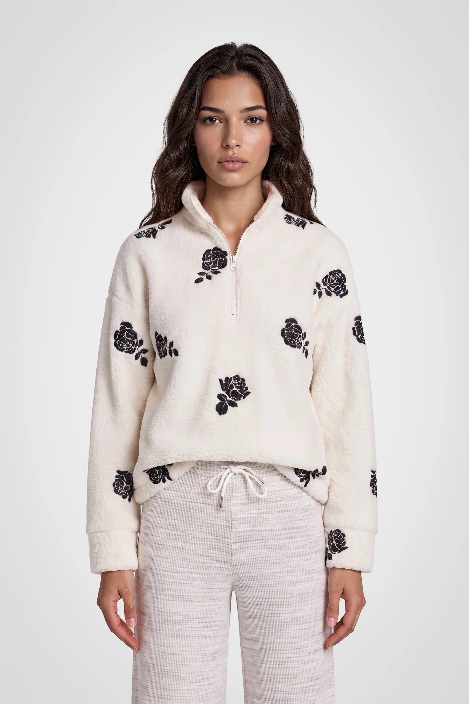 Alpine Bloom Sherpa Half-Zip