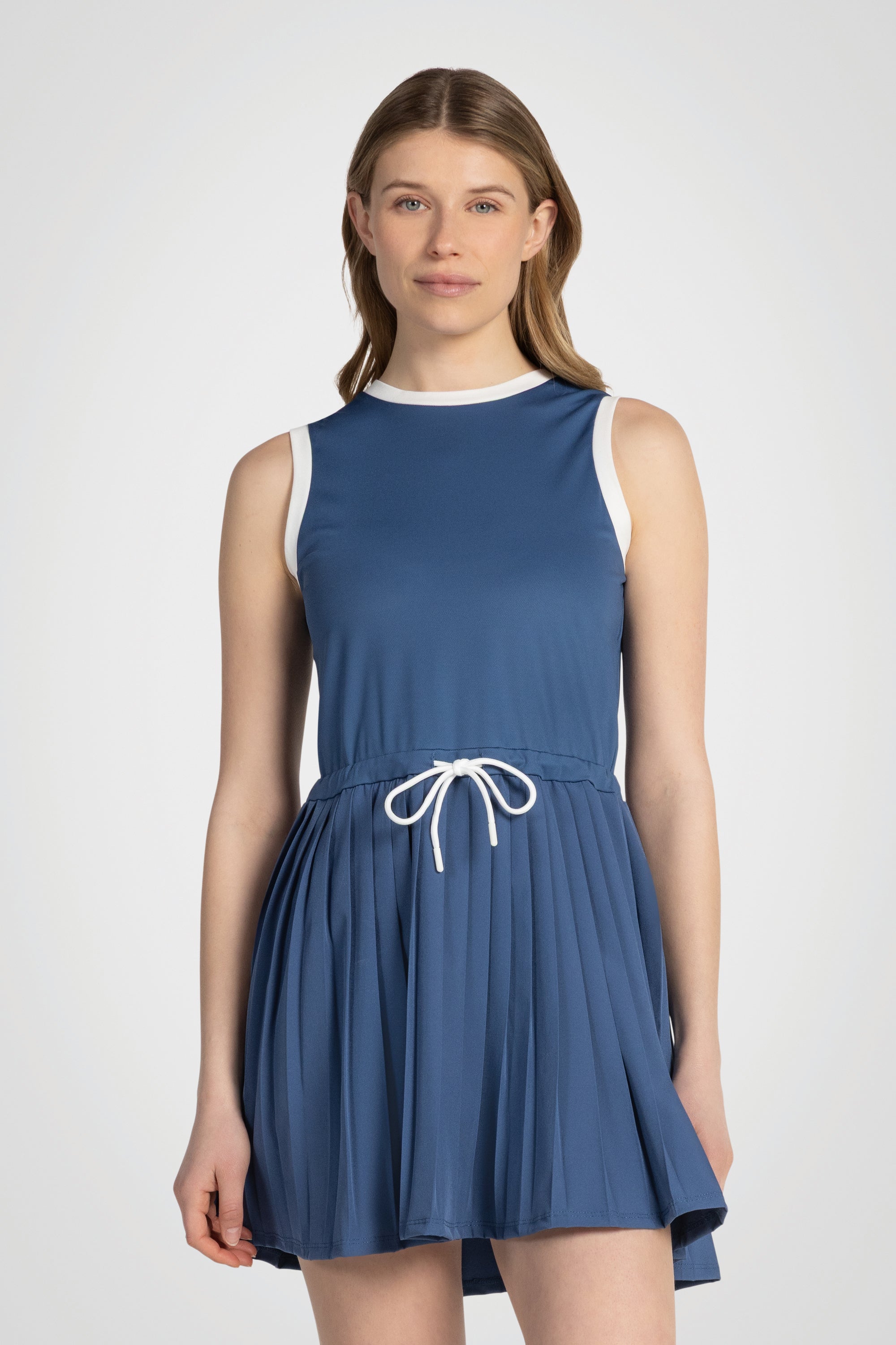 Glide Pleated Dress
