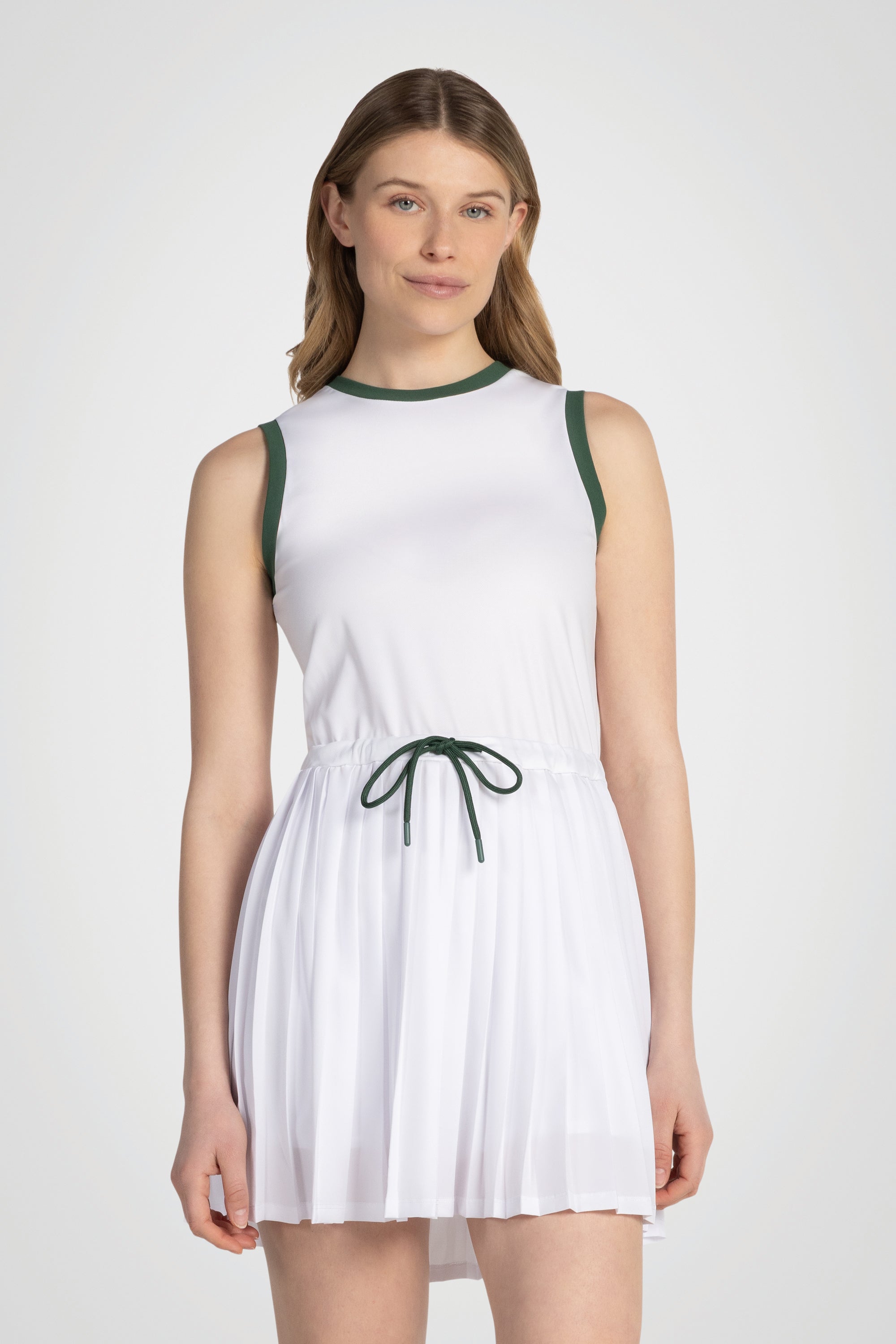 Glide Pleated Dress