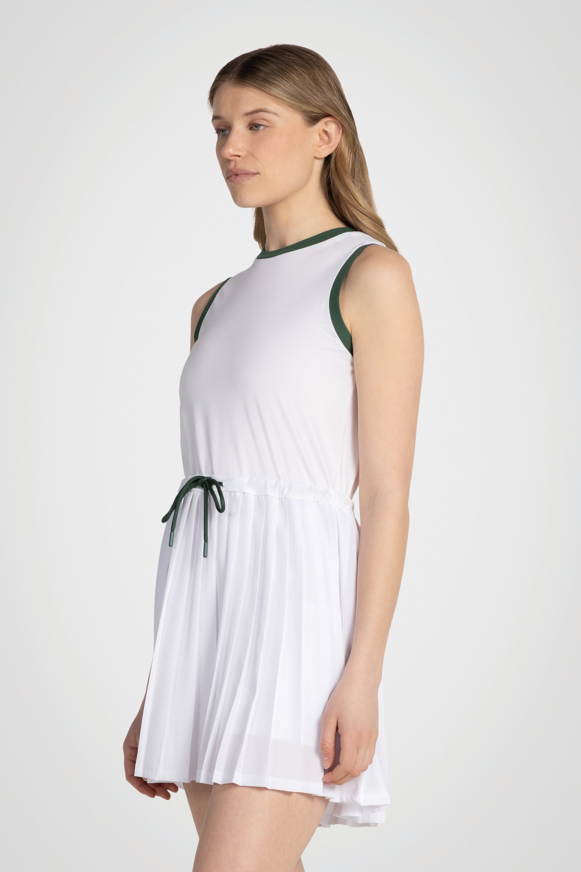 Glide Pleated Dress