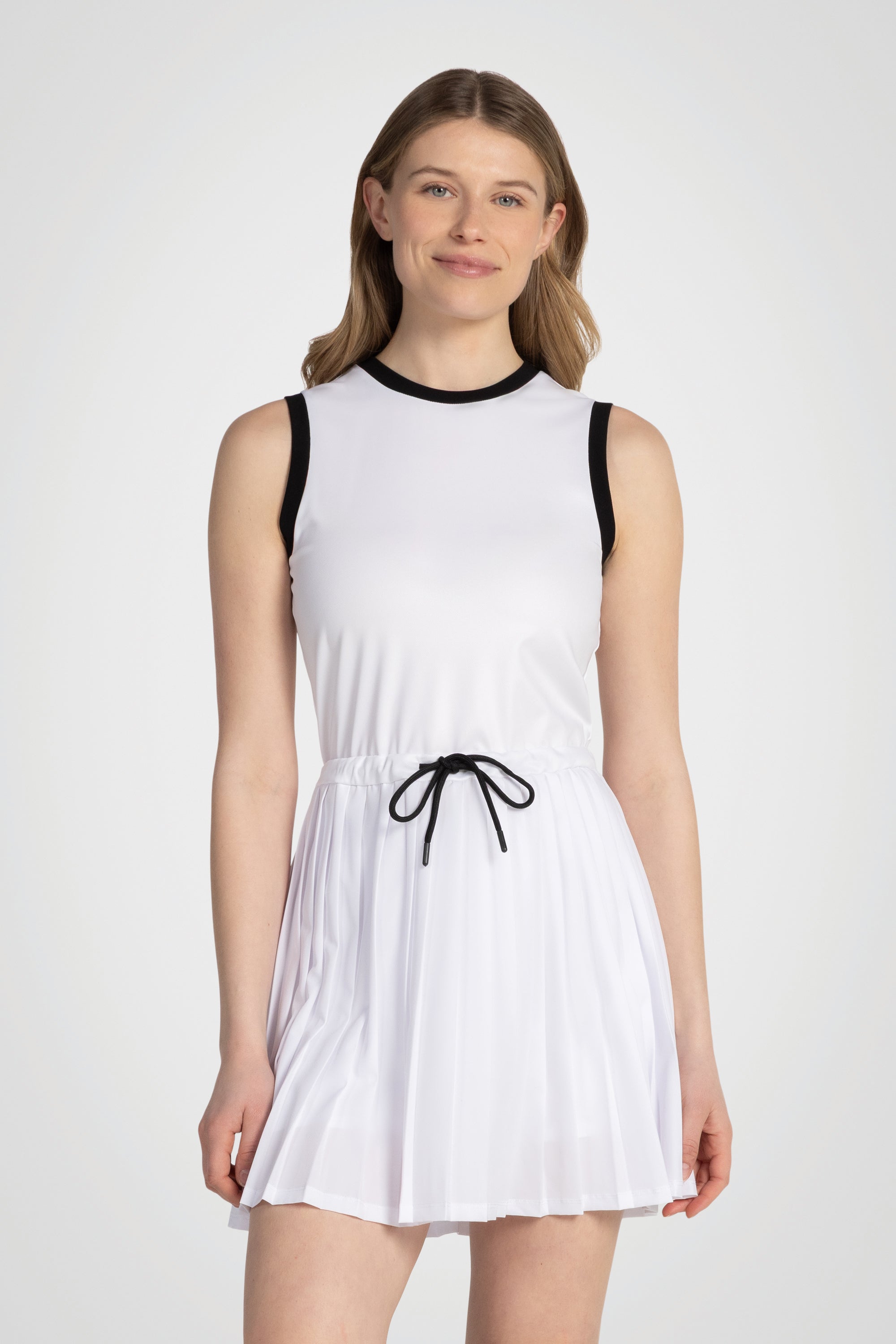 Glide Pleated Dress