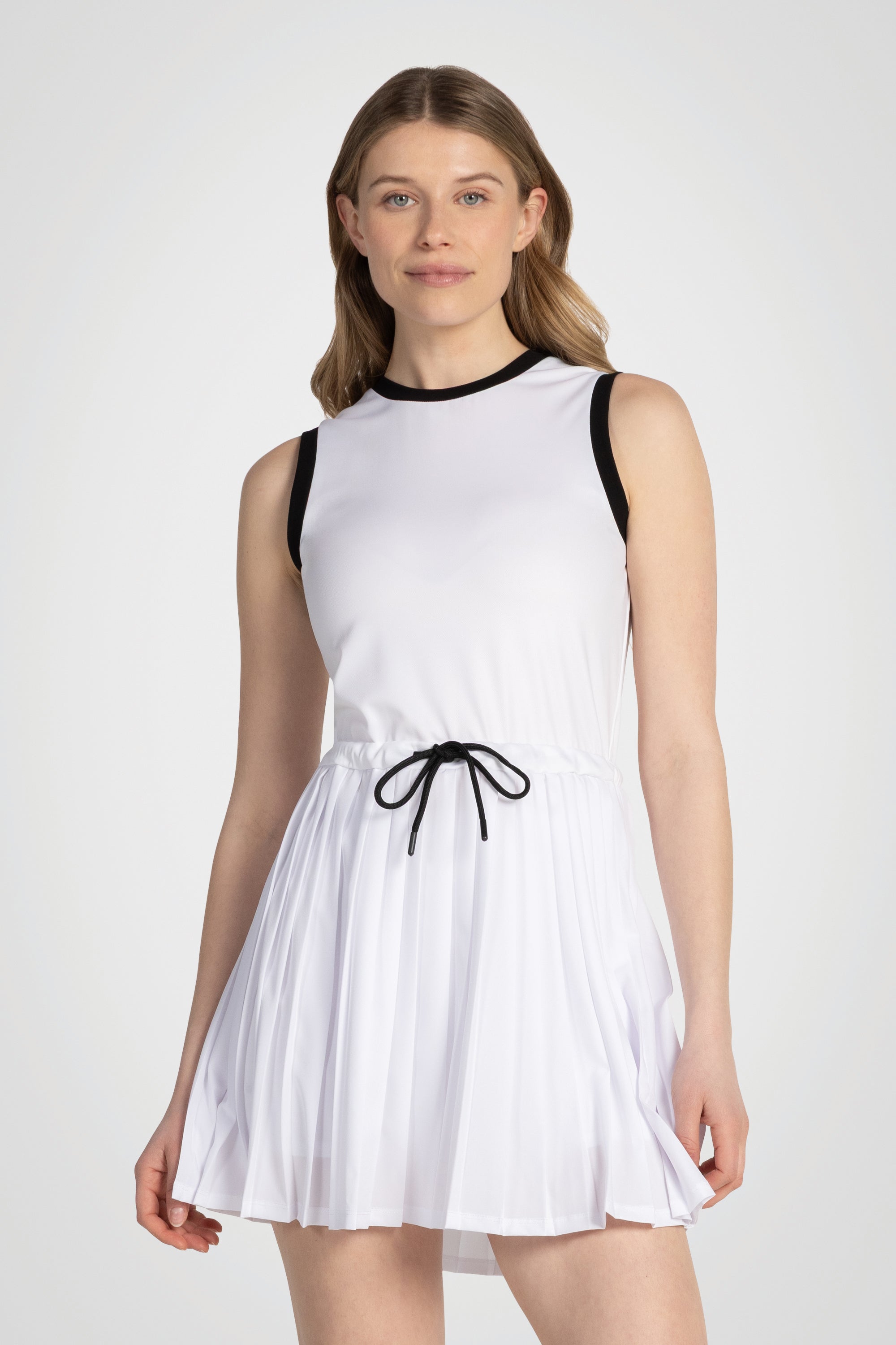 Glide Pleated Dress