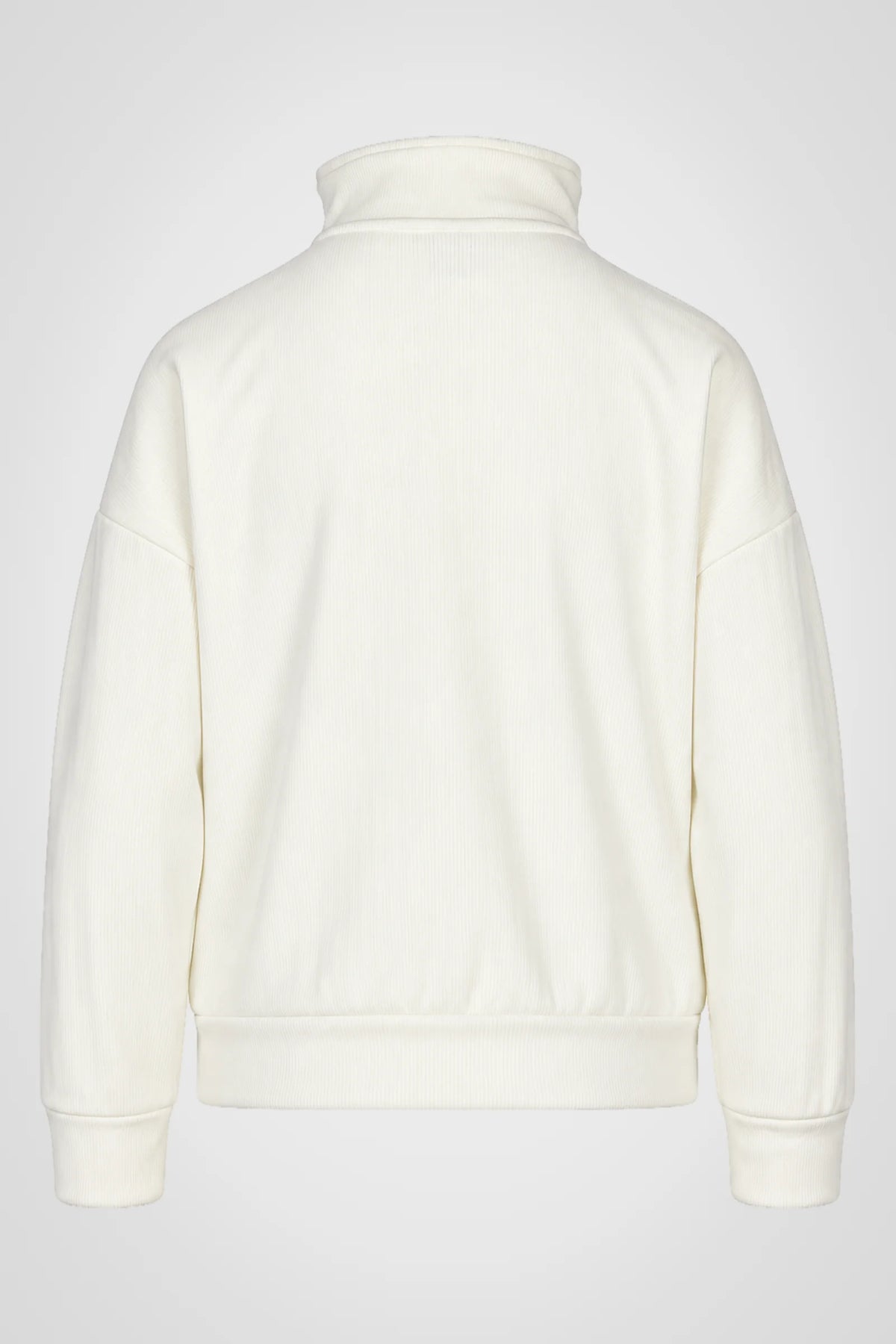 Avelisse Rib Velour Quarter-Zip Pullover