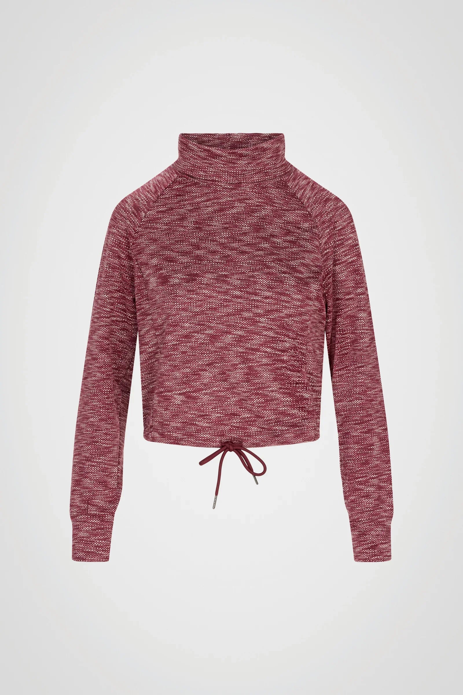 Cozy Jacquard Funnel Neck Pullover
