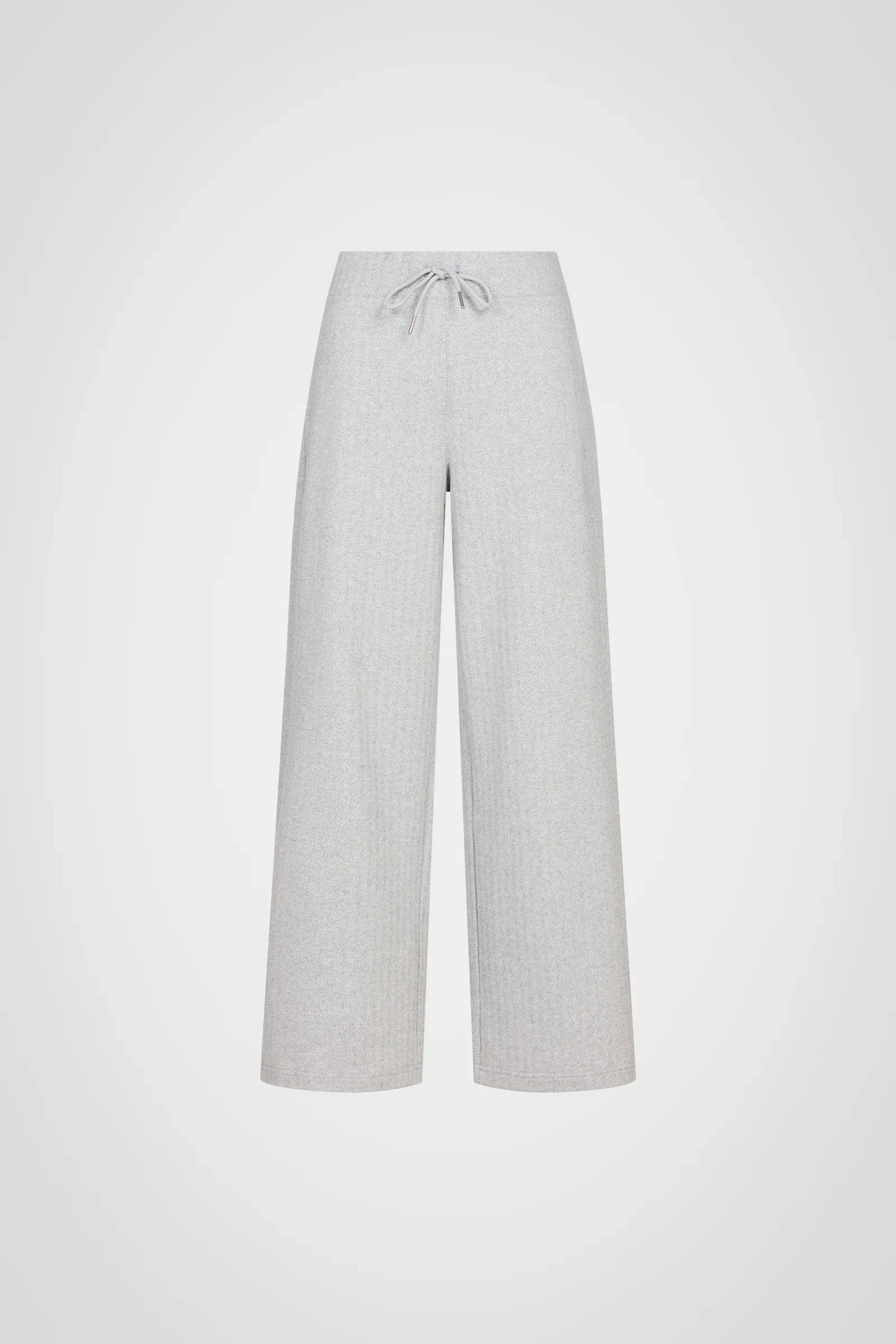 Cozy Herringbone Wide Leg Pant