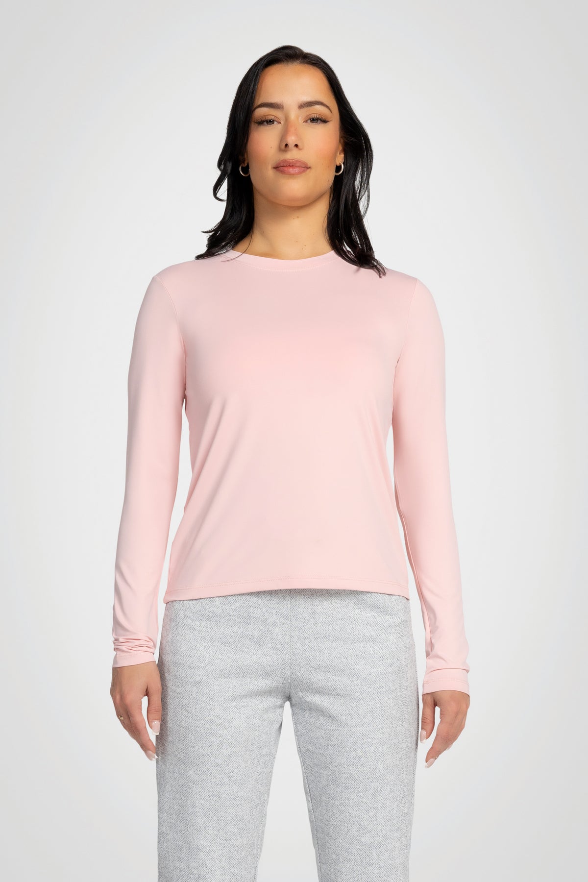 Willow Long-Sleeve Crewneck Top
