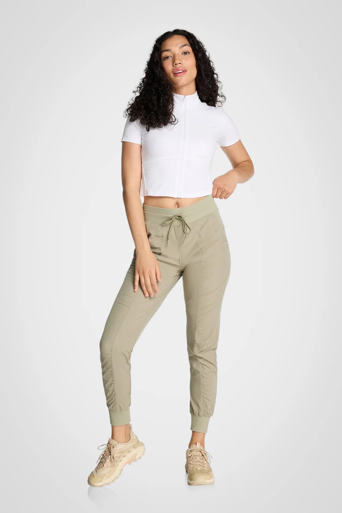 ComfortFlex Ribbed Hem Pants