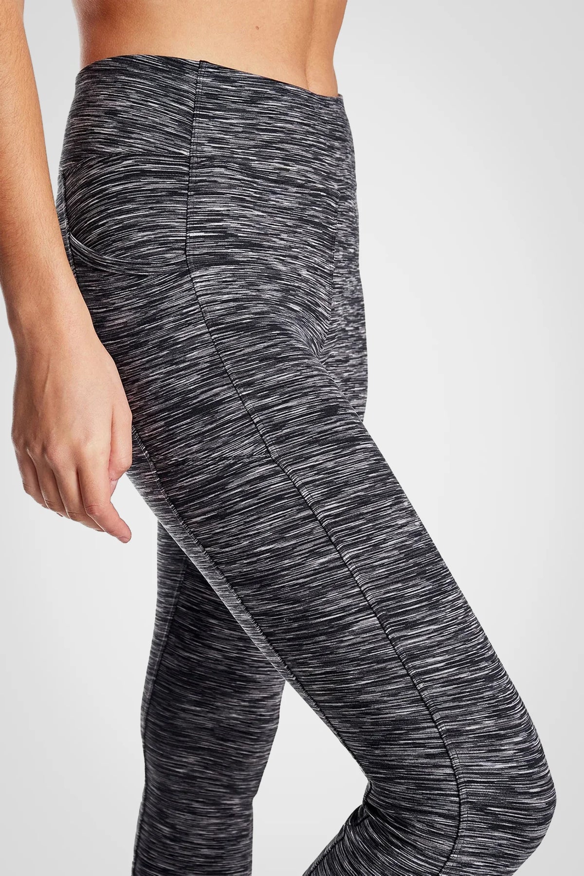 Space Dye High-Waist Double Brushed Leggings