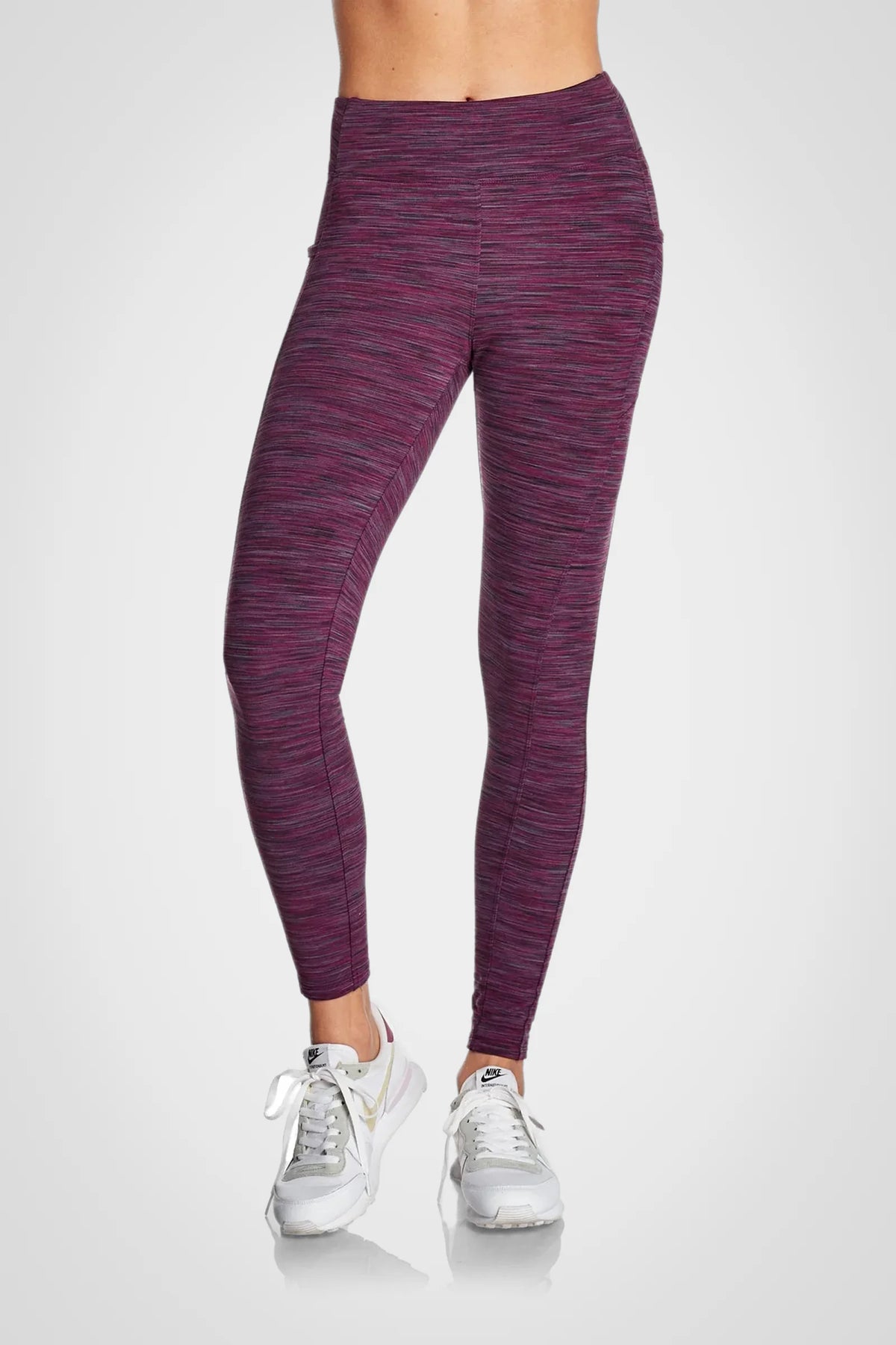 Space Dye High-Waist Double Brushed Leggings